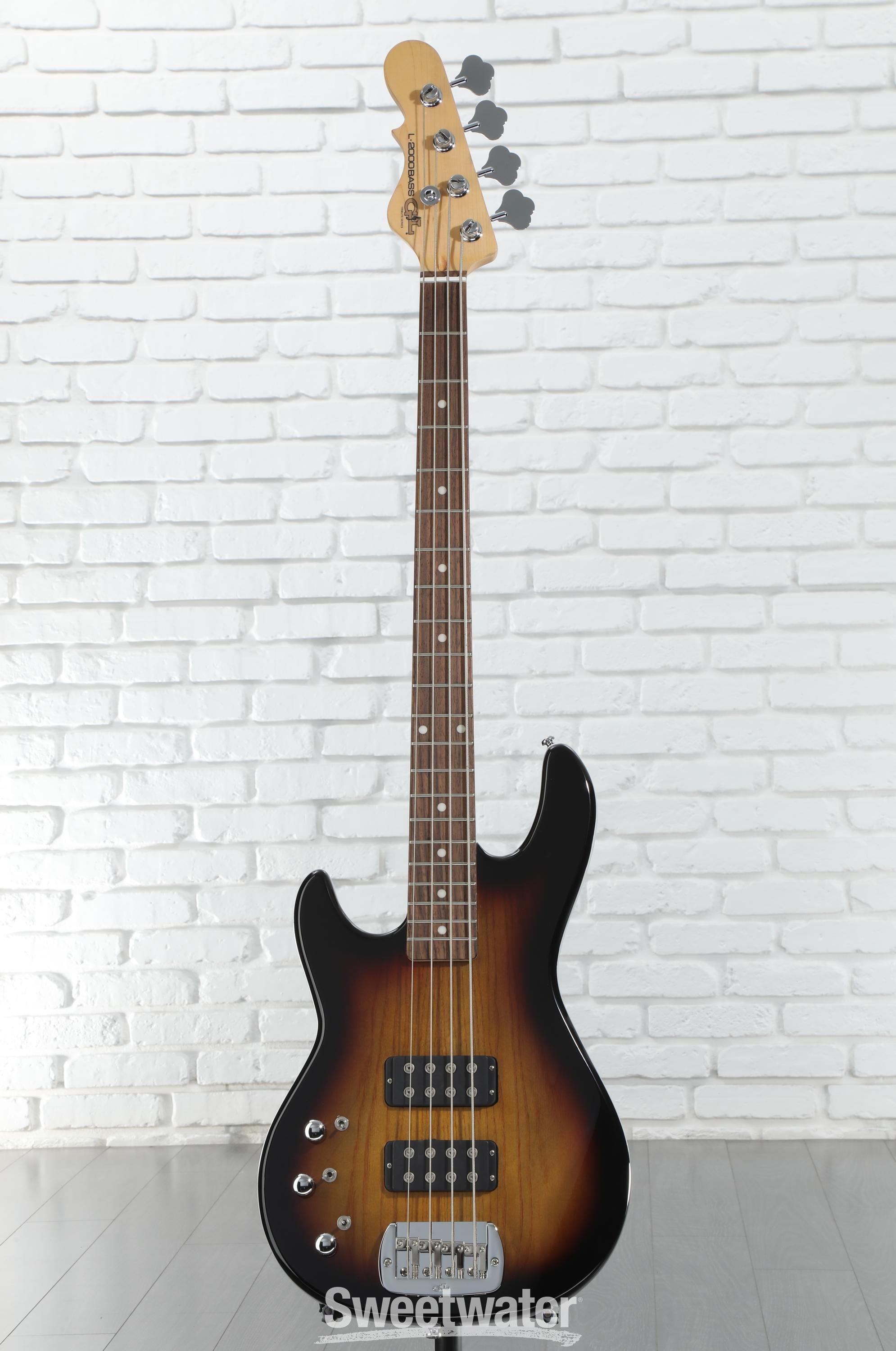 【定番】G&L L-2000 Tribute G&L Tribute L-2000 Left-handed Bass Guitar - 3-tone Sunburst