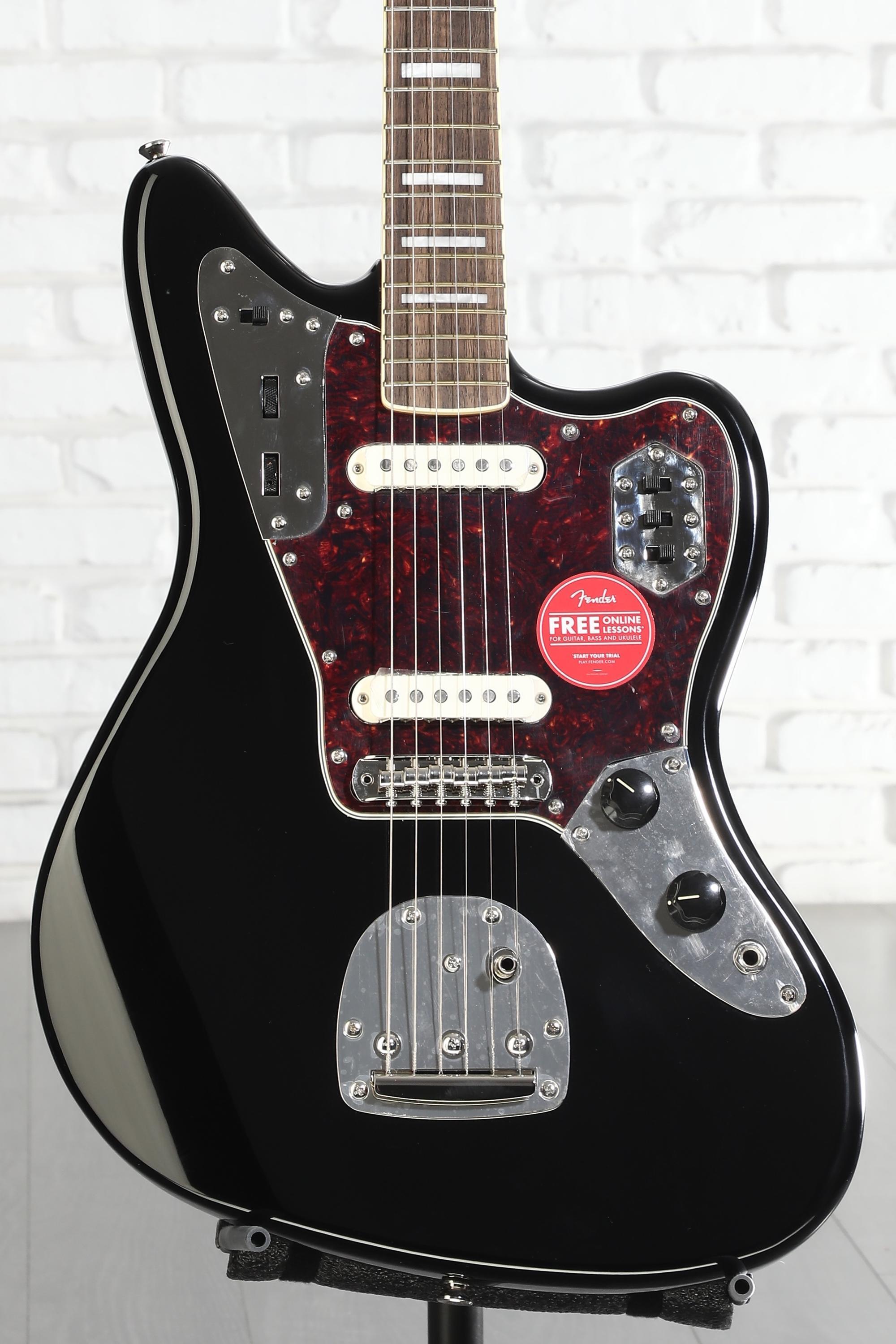 Squier Classic Vibe '70s Jaguar - Black | Sweetwater