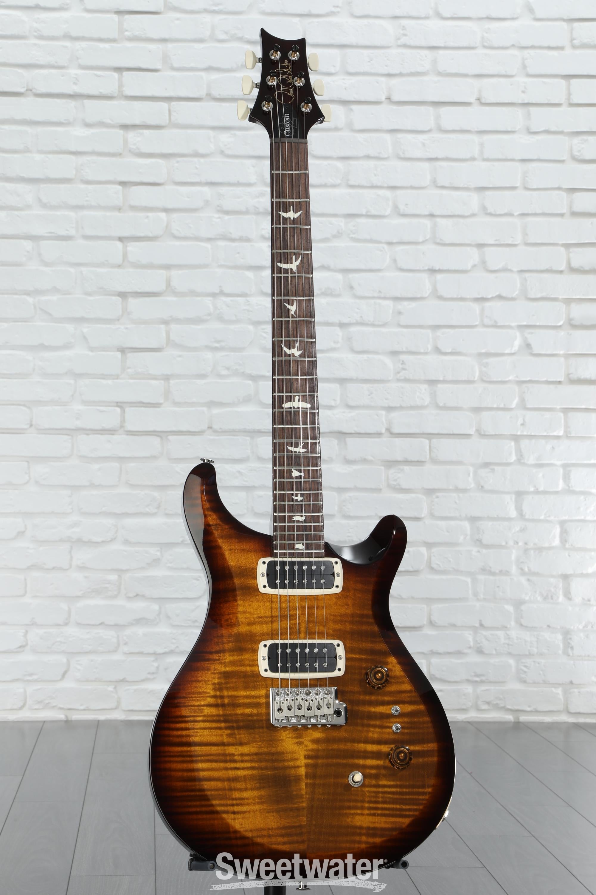 海外最新 - Guitar Electric 24-08 Custom S2 PRS Black Sweetwater | Amber ギター