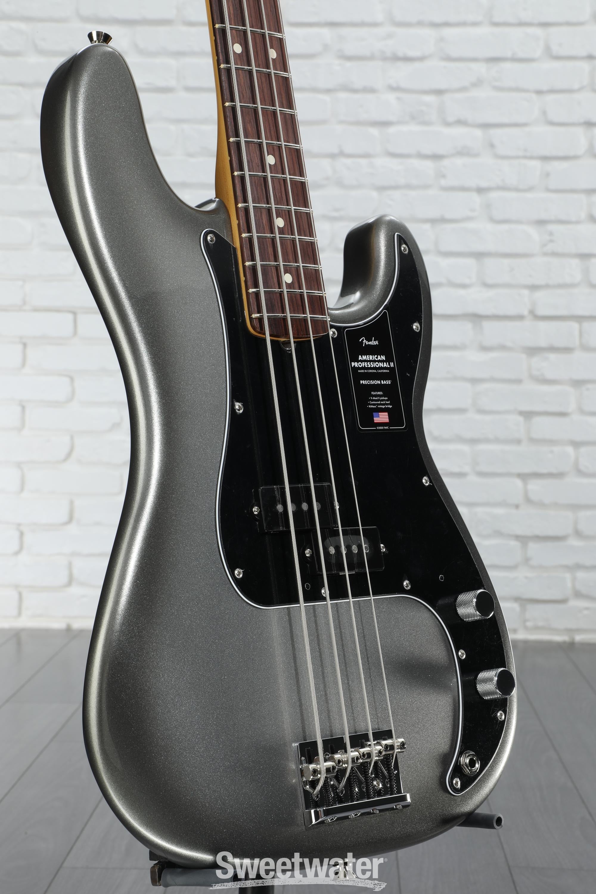 Fender American Professional II Precision Bass - Mercury with