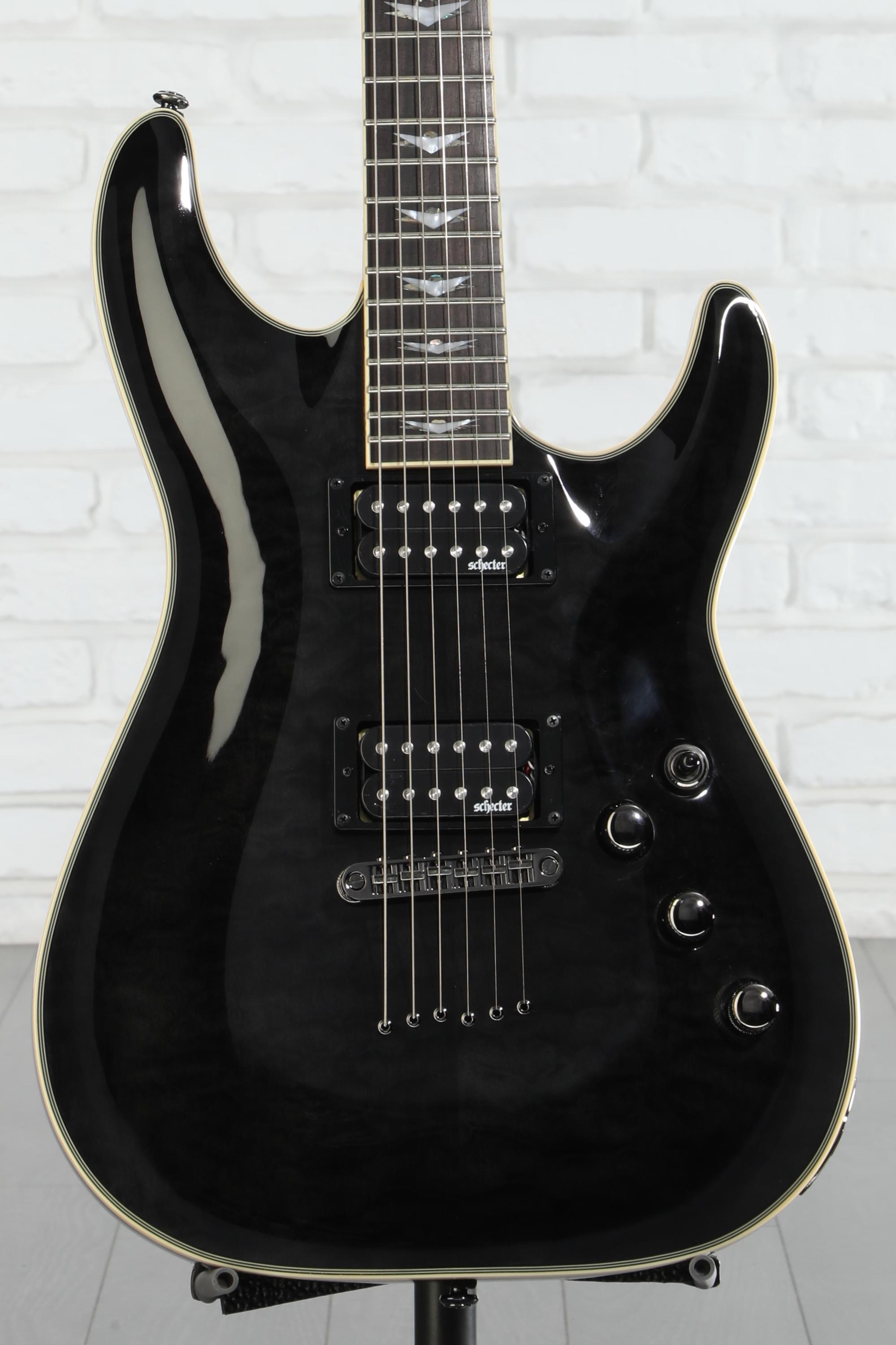 Schecter Omen Extreme-6 Electric Guitar - See-Thru Black