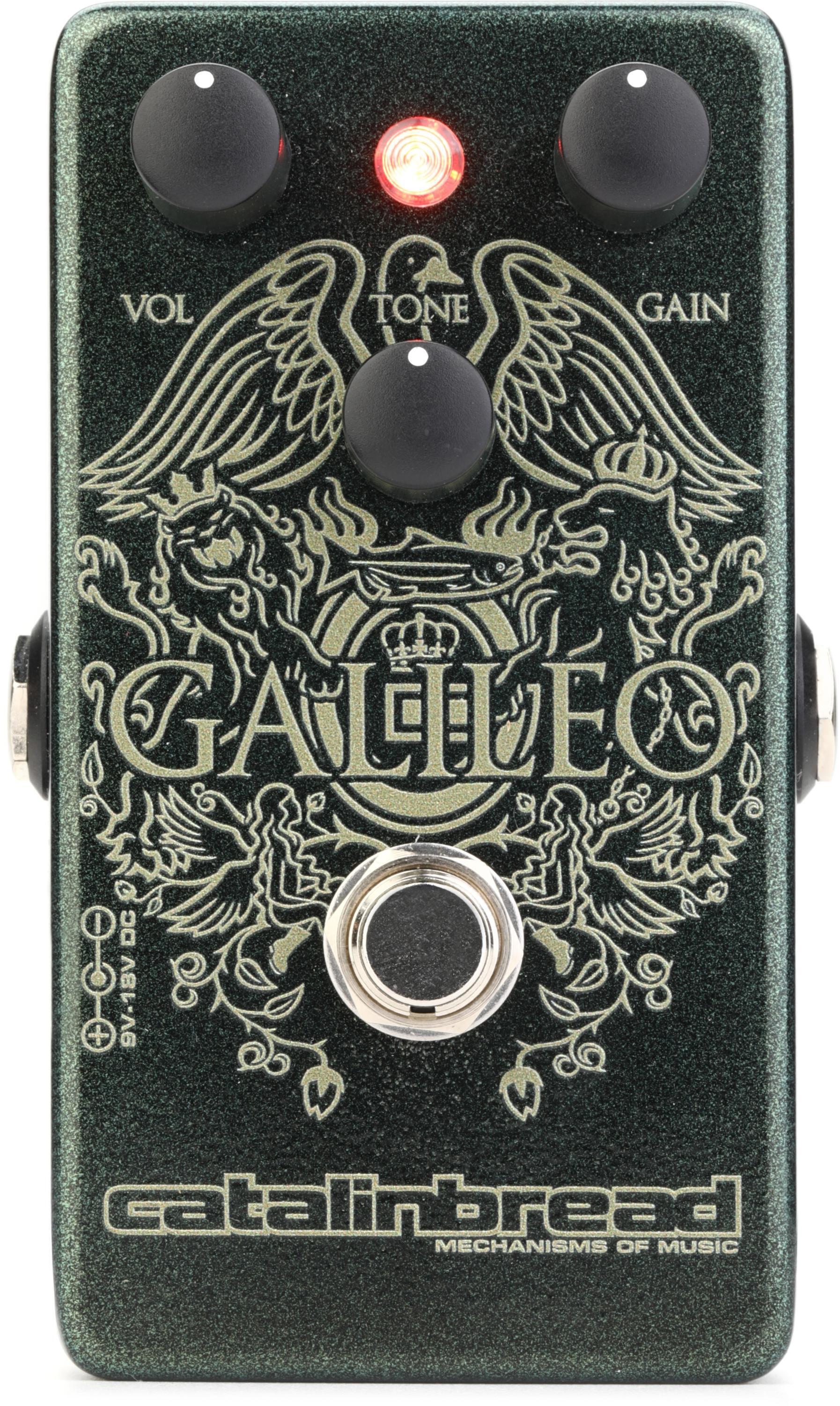 Catalinbread Galileo Treble Boost Overdrive Pedal - Black | Sweetwater