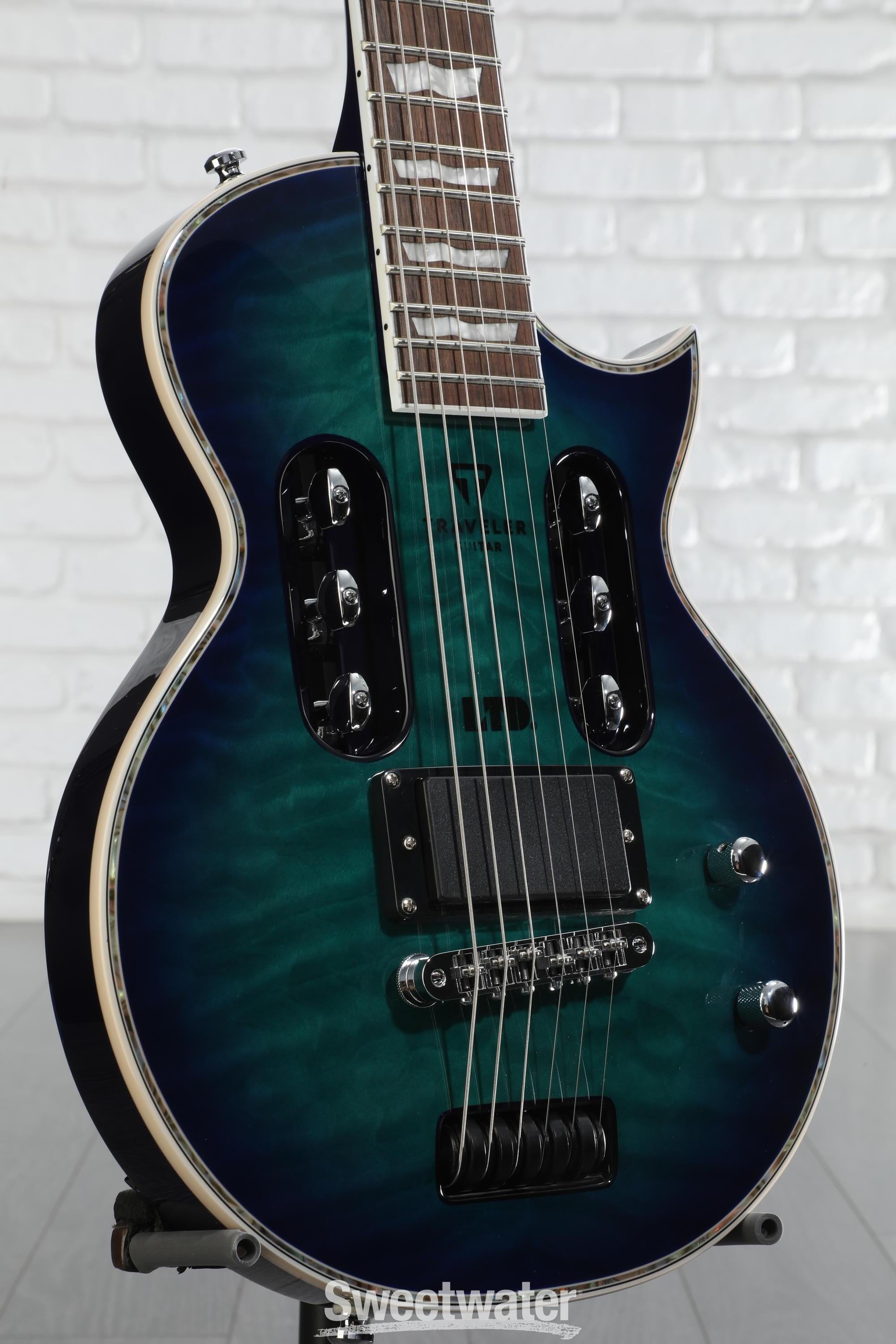 Traveler Guitar LTD EC-1 Quilted Maple Violet Shadow