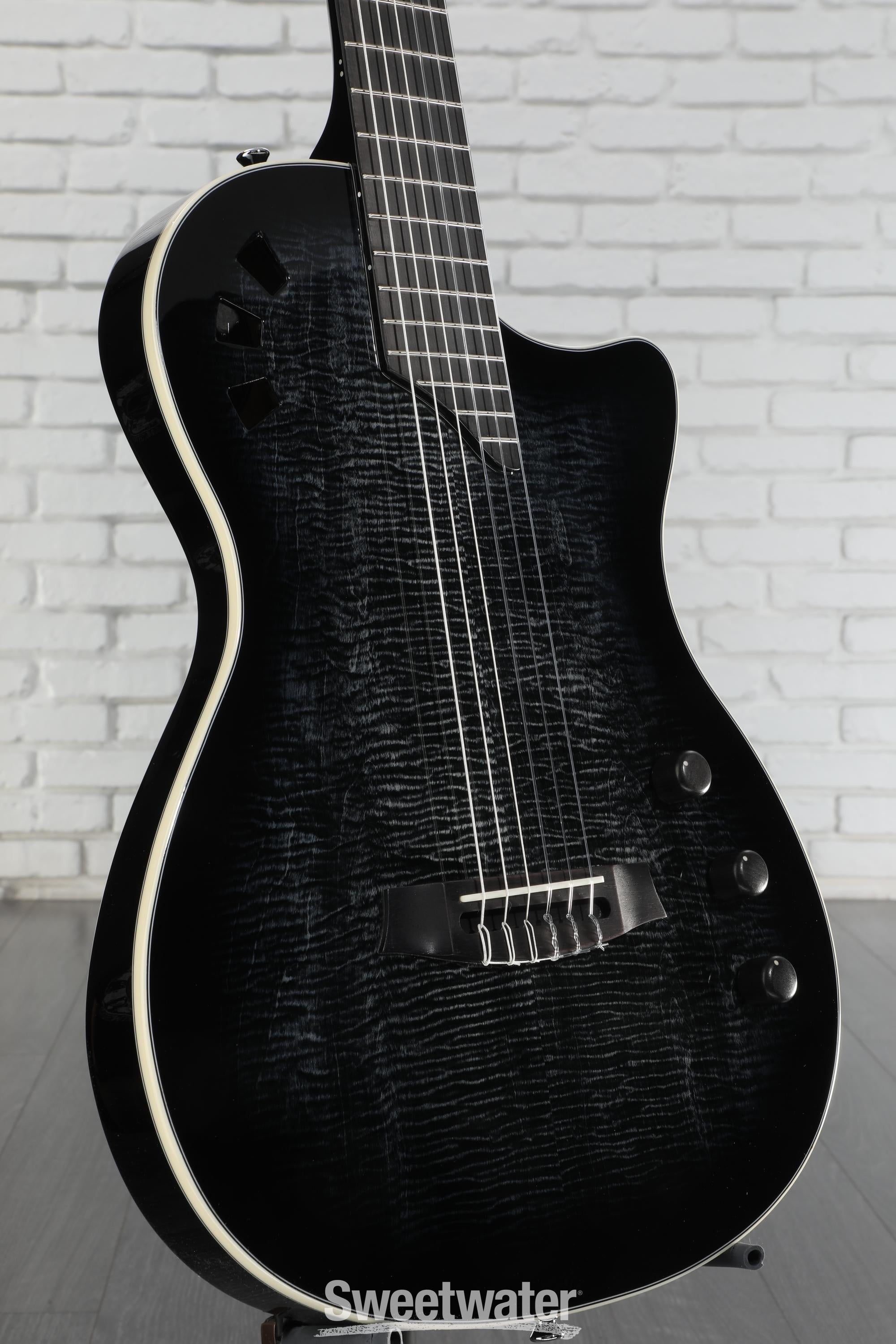 Cordoba Stage Nylon-string Acoustic-electric Guitar - Black