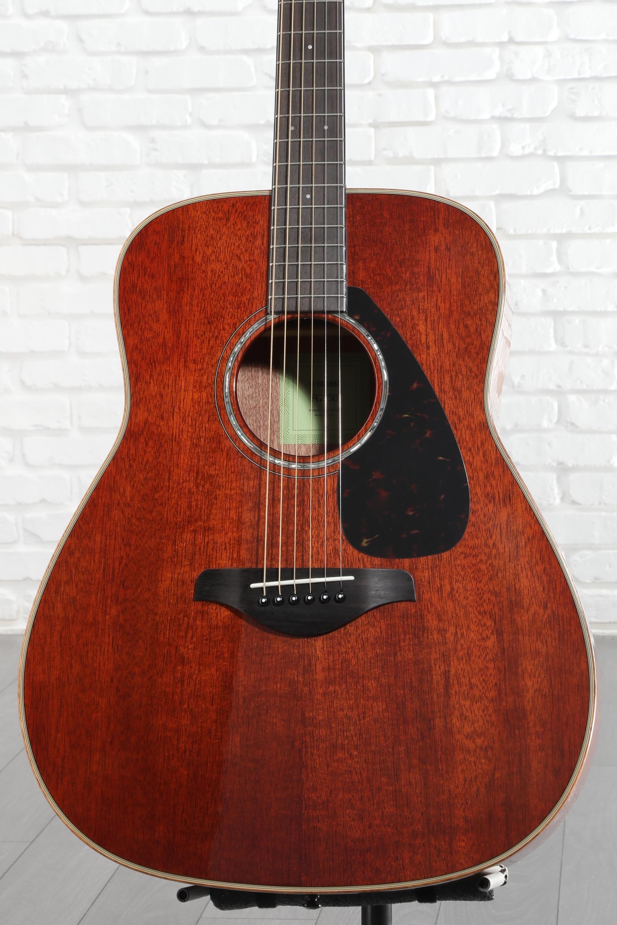Yamaha FG850 Dreadnought Acoustic Guitar - Natural | Sweetwater
