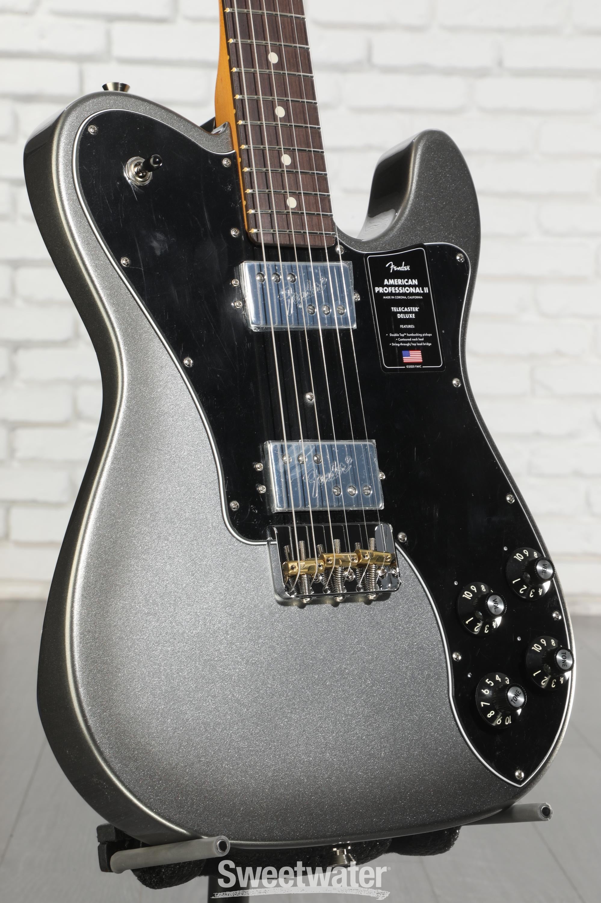 Fender American Professional II Telecaster Deluxe - Mercury with