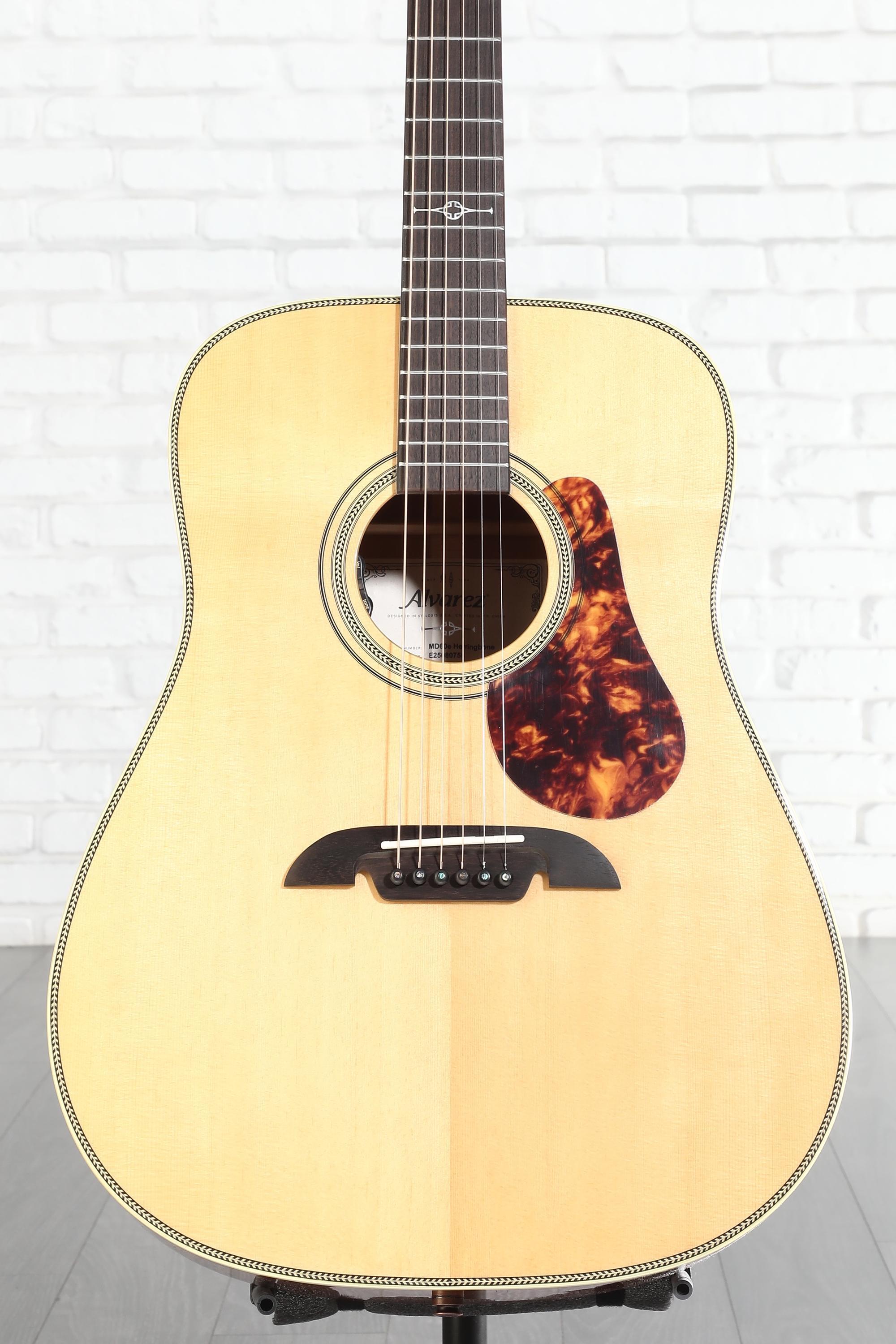 Alvarez MD60e Herringbone Masterworks Series Acoustic-electric