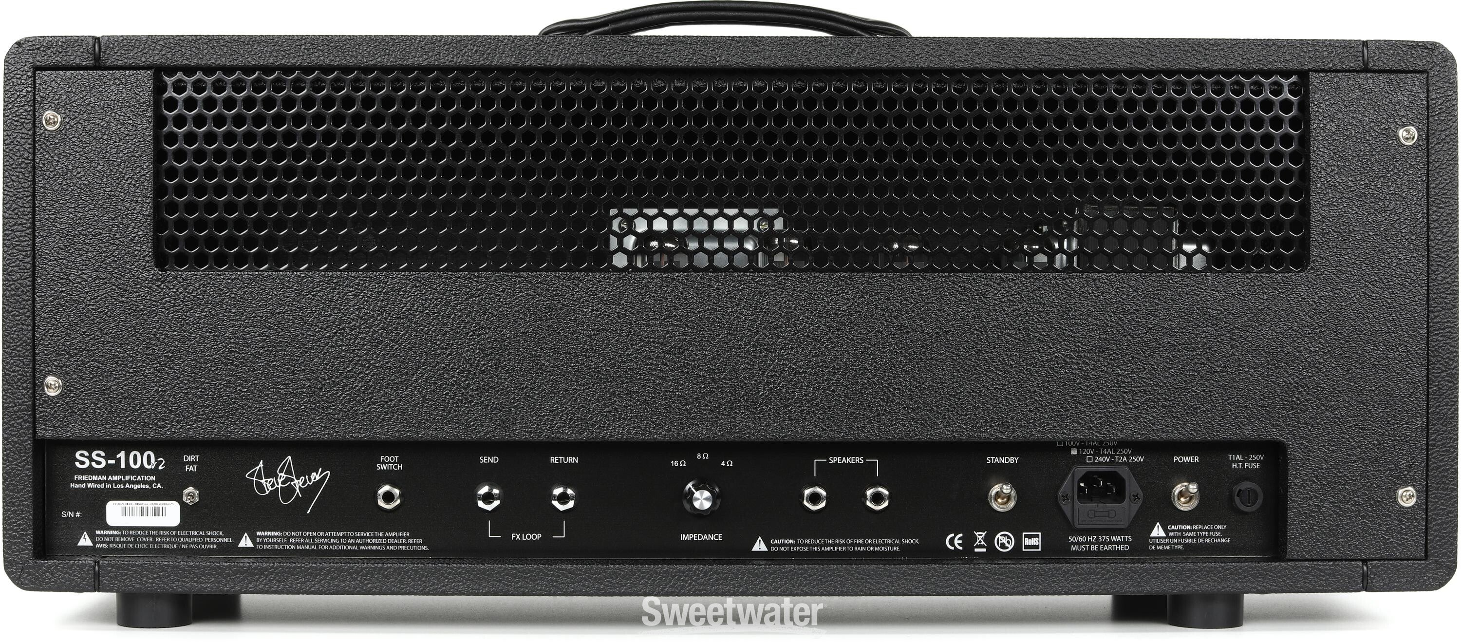 Friedman SS-100v2 Steve Stevens Signature 100-watt 3-channel Friedman SS-100v2 Steve Stevens Signature 100-watt 3-channel