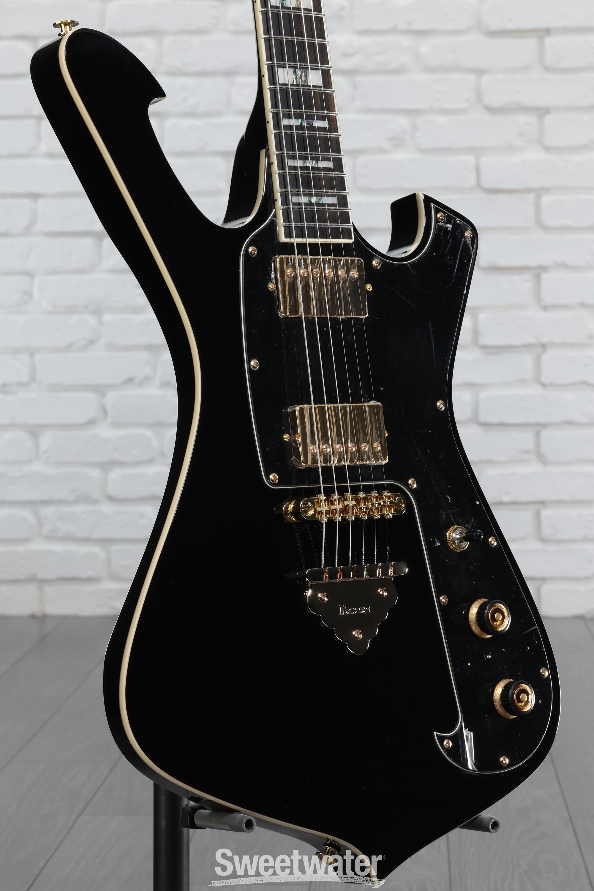 ギター Ibanez FRM350-BK Ibanez FRM350 Paul Gilbert Signature Electric Guitar - Black