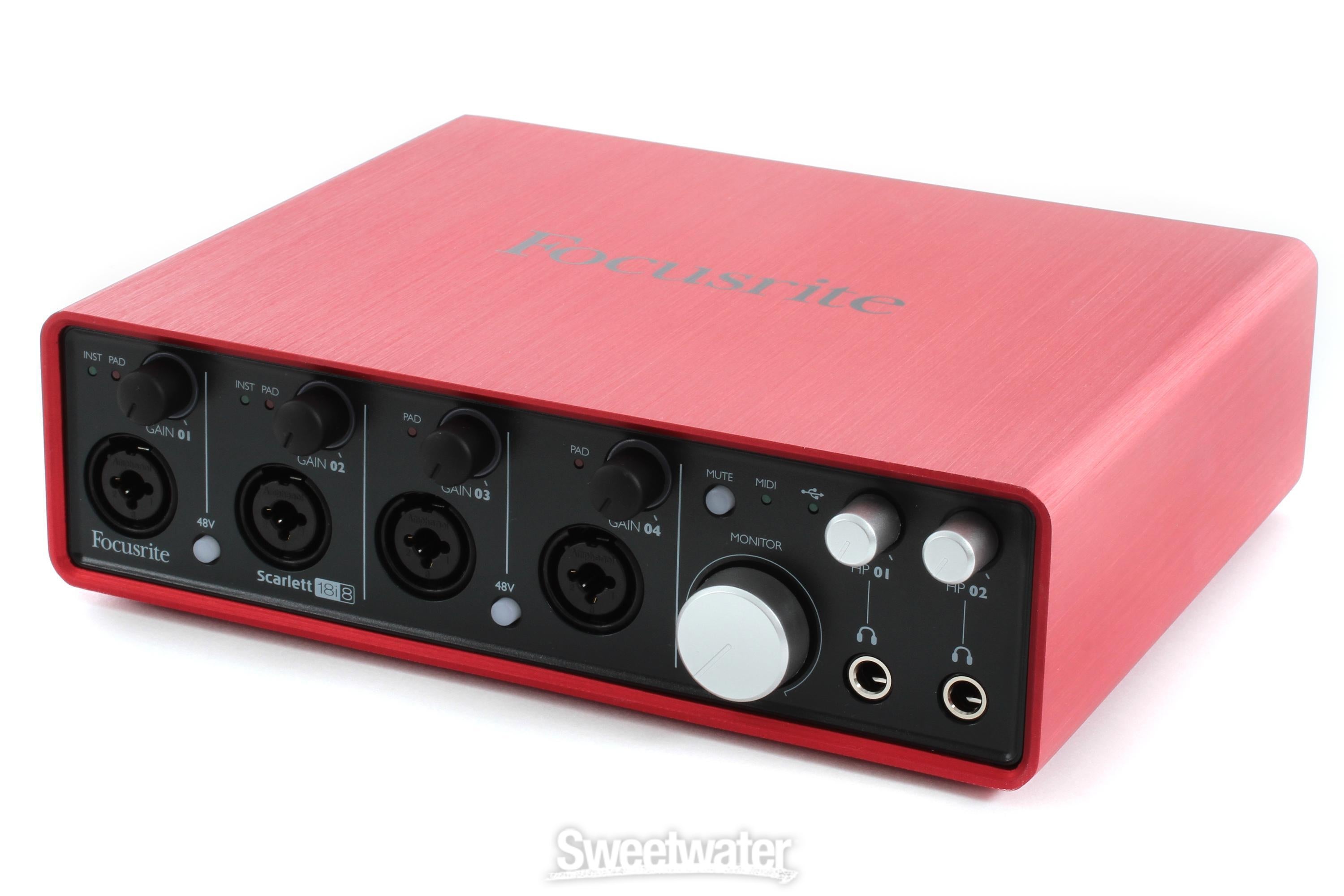 Forcustite Scarlett 18i8 オーディオインターフェース Amazon.co.jp: Focusrite Scarlett 18i8 3rd Gen オーディオ