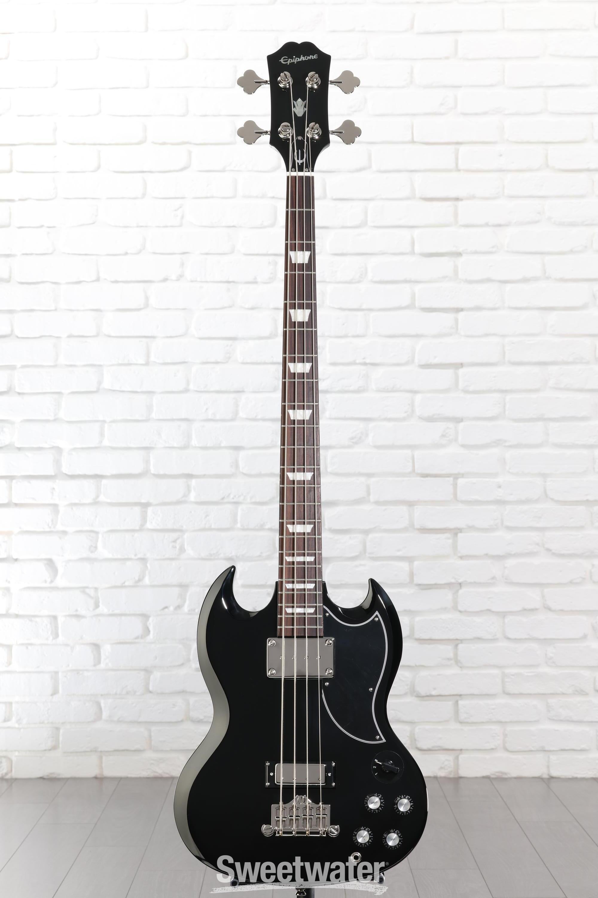 Epiphone EB-3 Bass Guitar - Ebony | Sweetwater