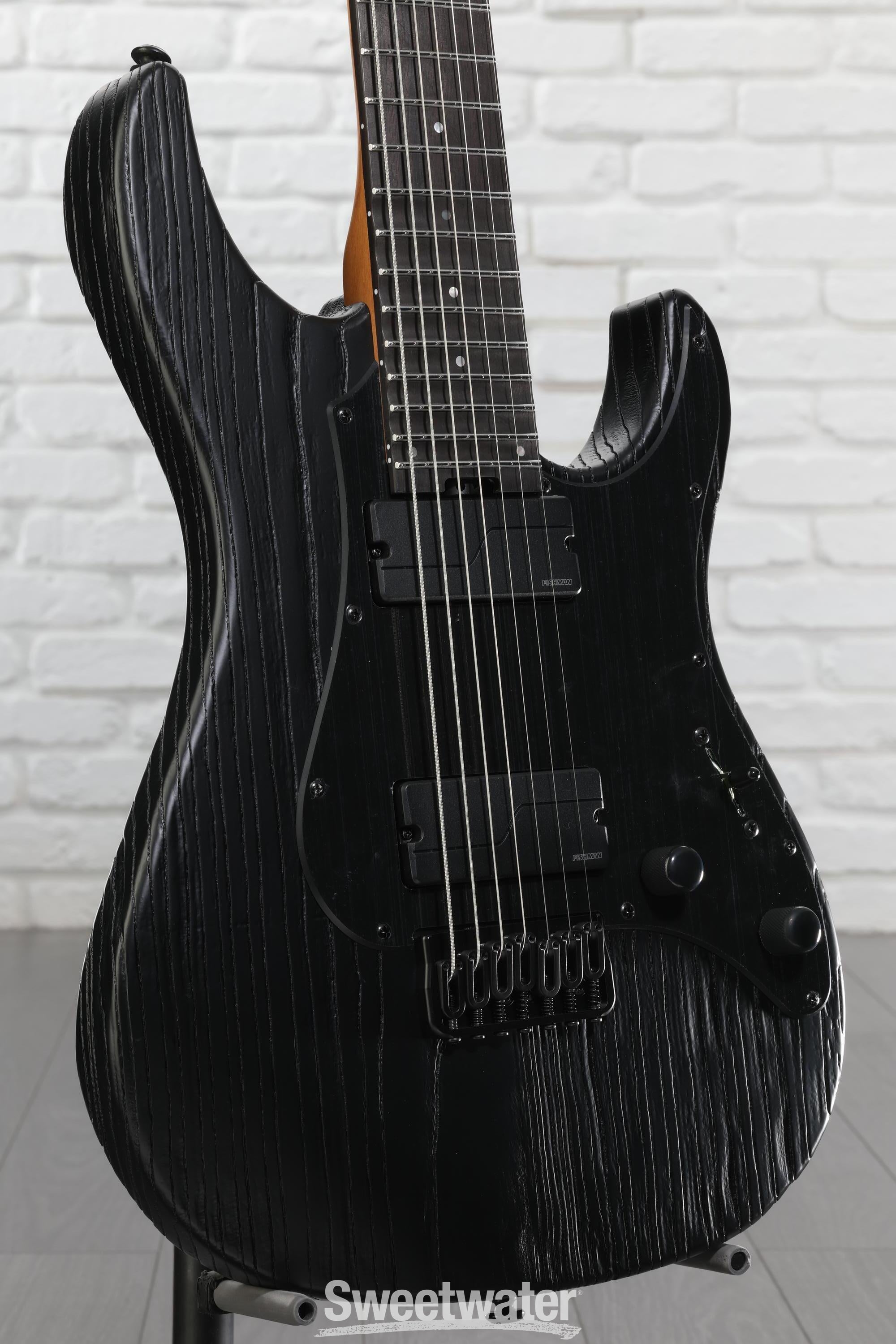 ESP LTD SN-1007 HT Baritone Electric Guitar - Black Blast Reviews