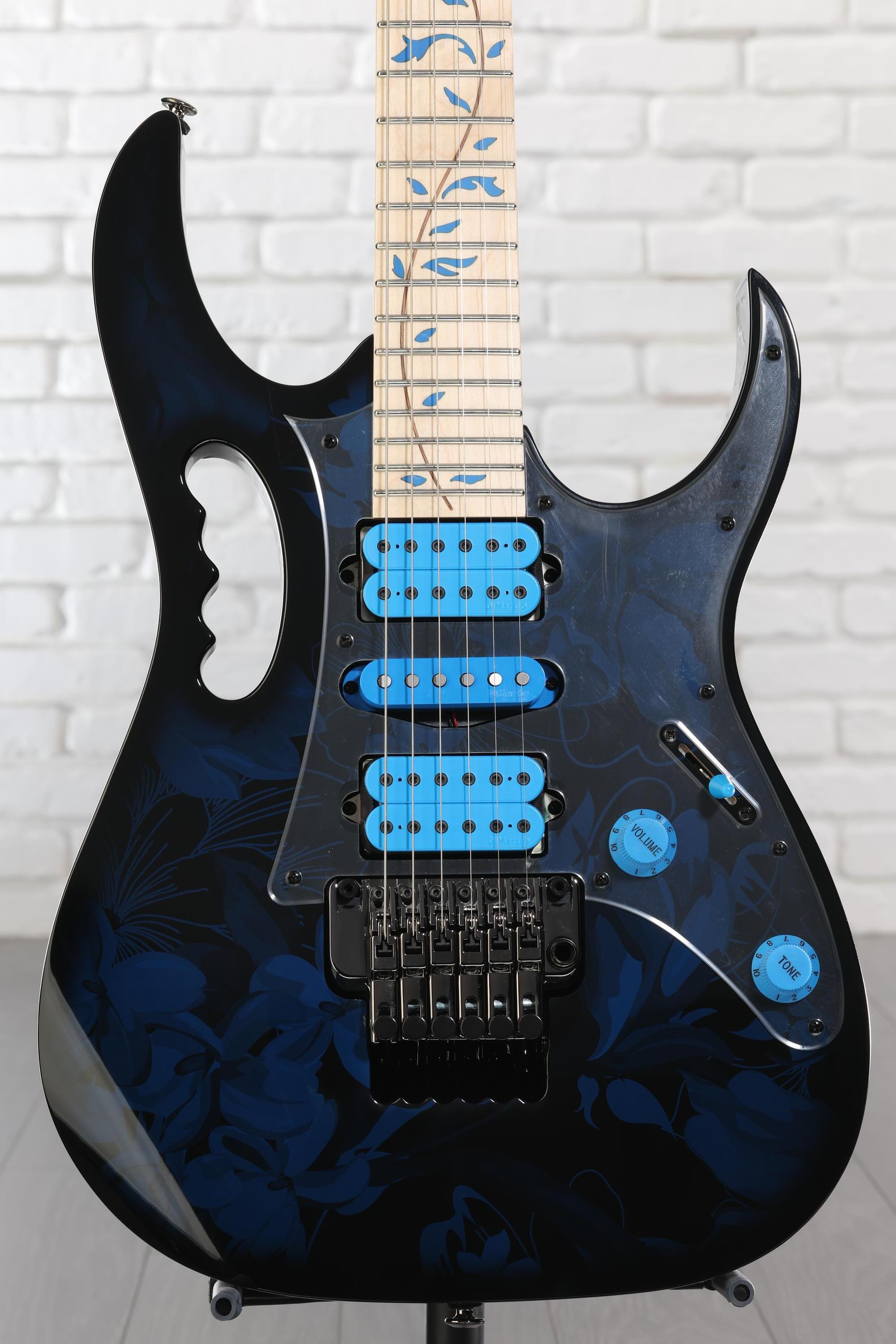 Ibanez Steve Vai Signature JEM77 - Blue Floral Pattern | Sweetwater