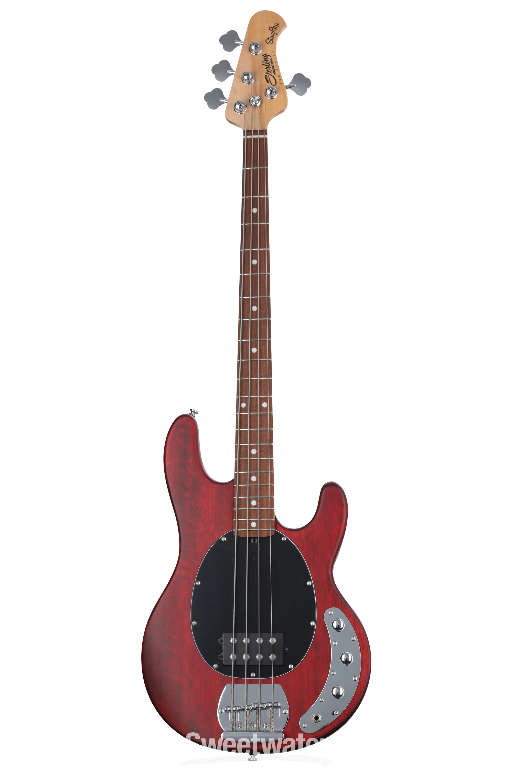 Sterling By Music Man StingRay RAY4 Bass Guitar - Walnut Satin Sterling By Music Man StingRay RAY4 Bass Guitar - Walnut Satin