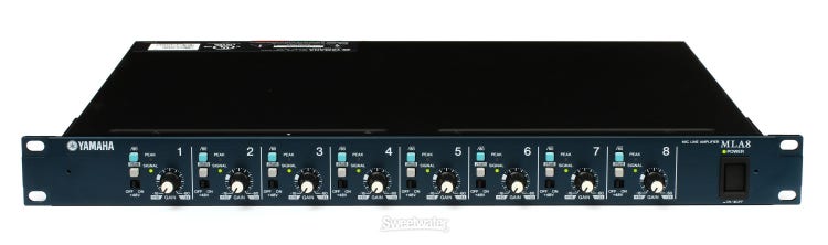 Yamaha MLA8 8-channel Microphone Preamp | Sweetwater 