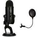 Photo of Blue Microphones YetiBlk USB Condenser Microphone Bundle with Pop Filter - Black