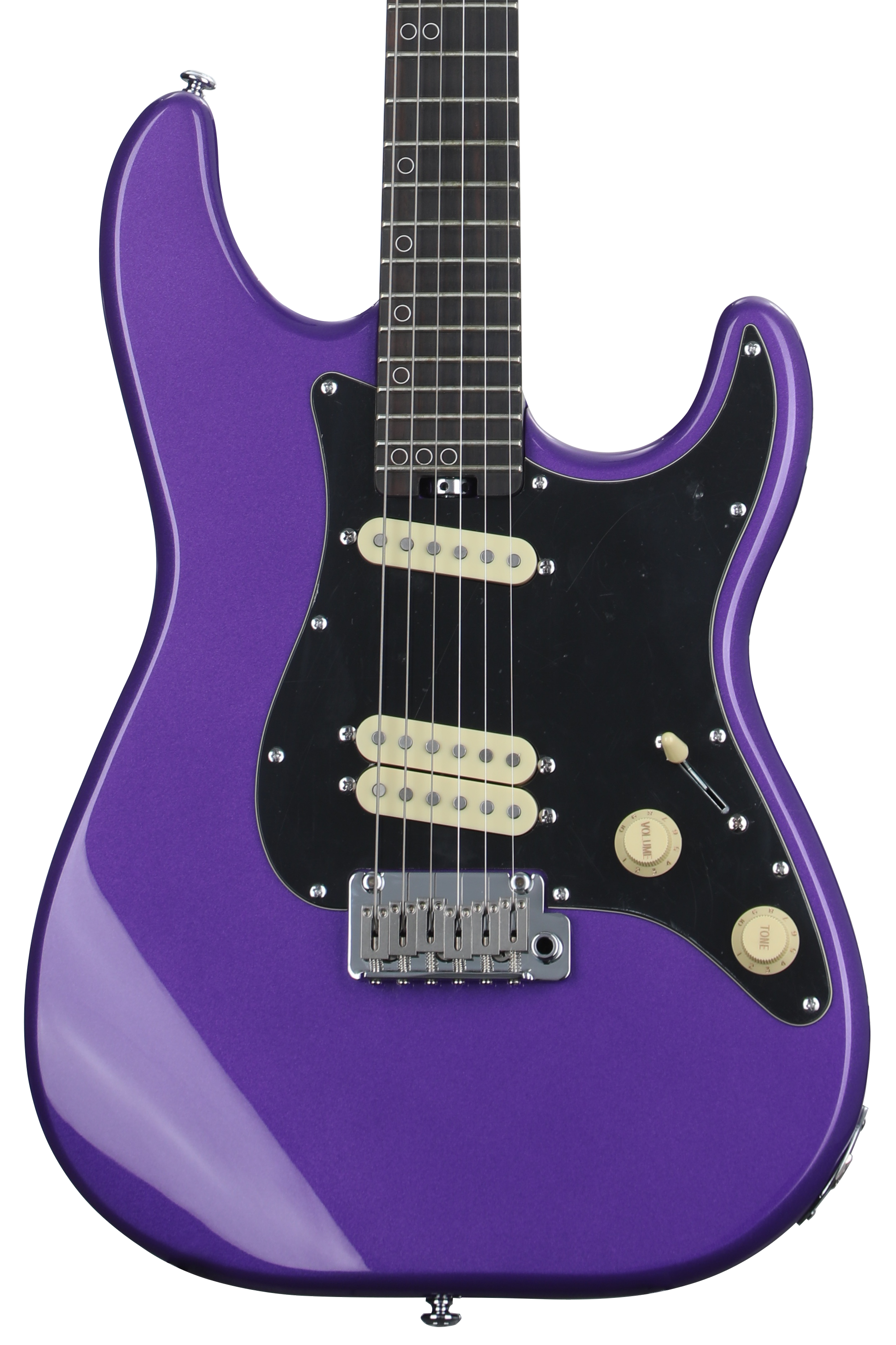 Schecter MV-6 Electric Guitar - Metallic Purple with Ebony Fingerboard
