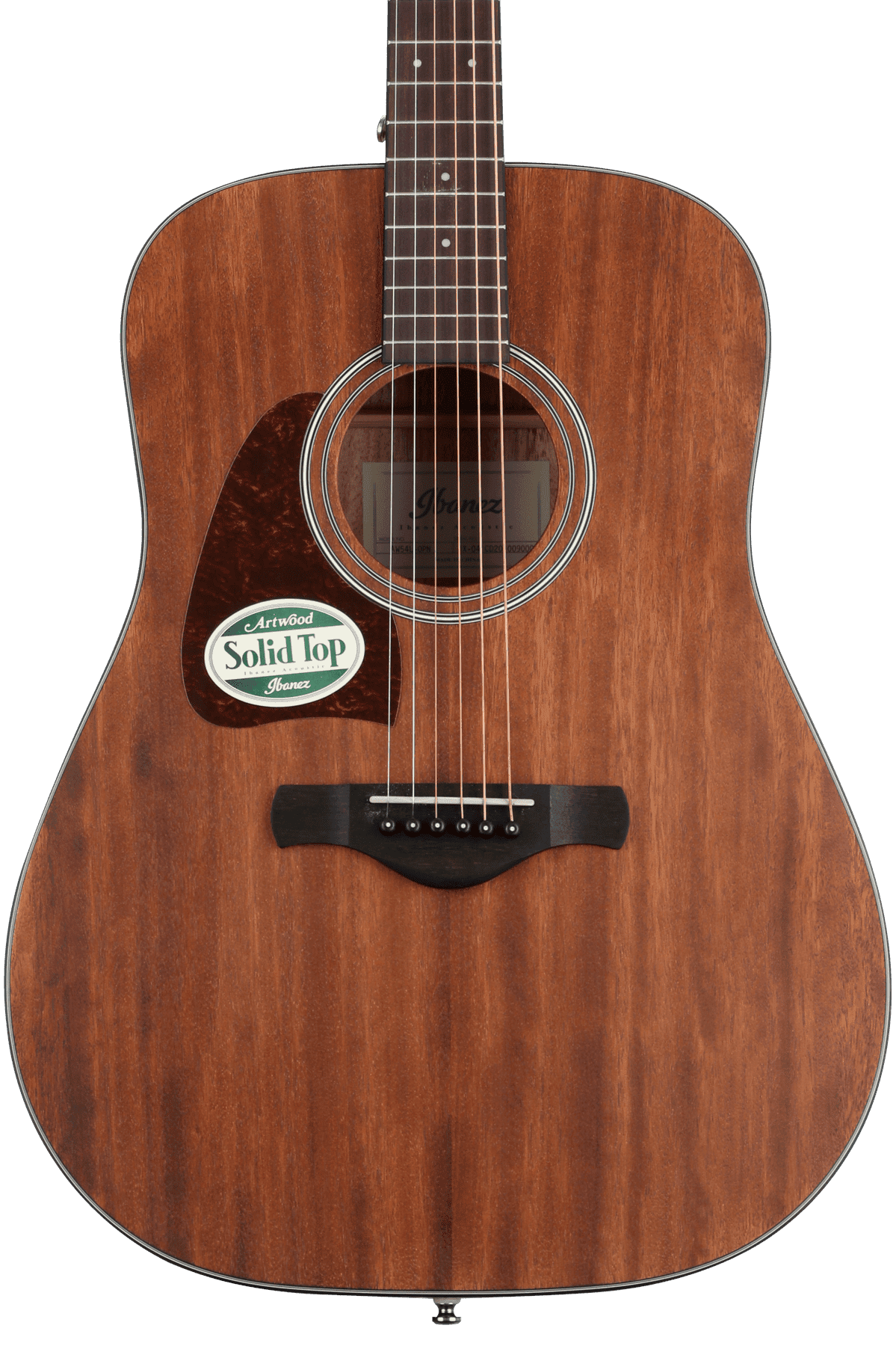 Ibanez AW54 Left-Handed Acoustic Guitar - Open Pore Natural