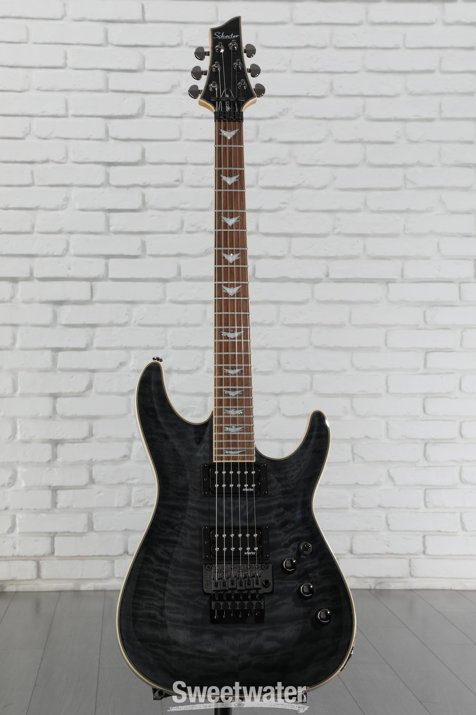 Schecter Omen Extreme-6 FR Electric Guitar - See-Thru Black