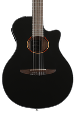 Photo of Yamaha NTX1 Nylon String Acoustic-Electric Guitar - Black
