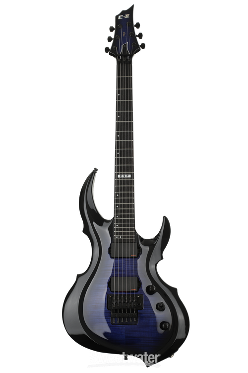 ESP E-II FRX, Flame Maple Top - Reindeer Blue