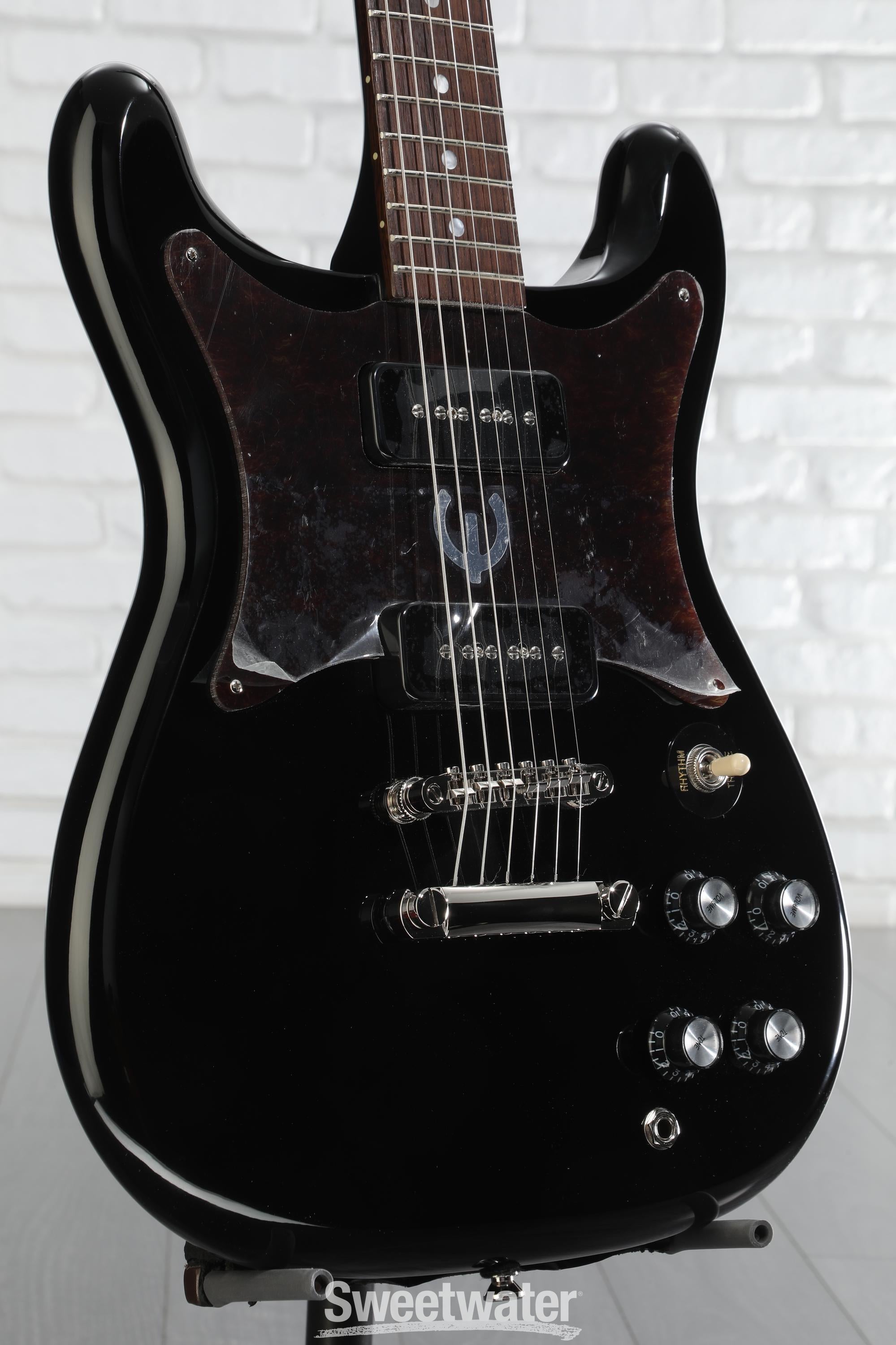 Epiphone Wilshire P-90s Electric Guitar - Ebony | Sweetwater