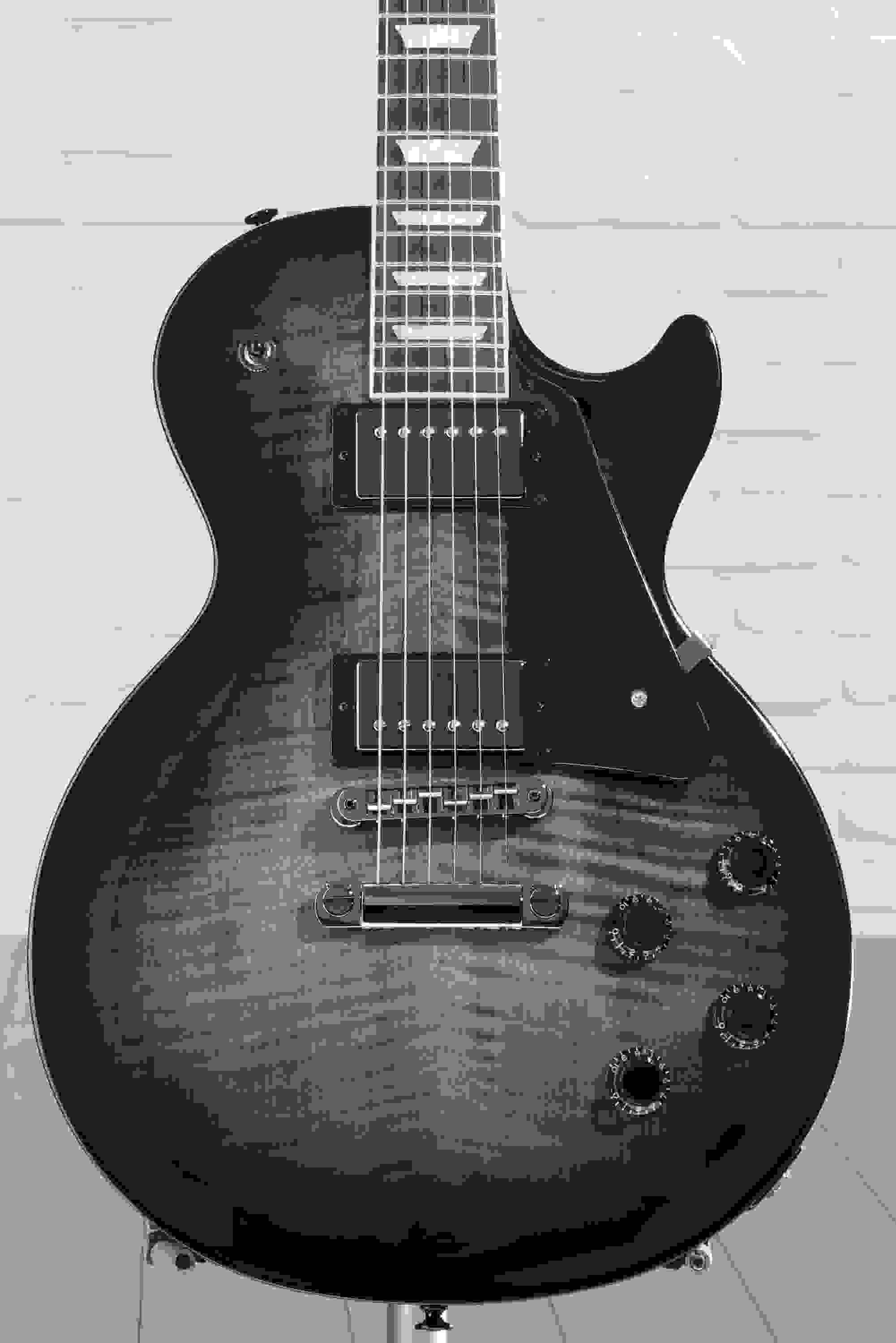 Gibson Les Paul Studio Session Electric Guitar - Translucent Ebony ...