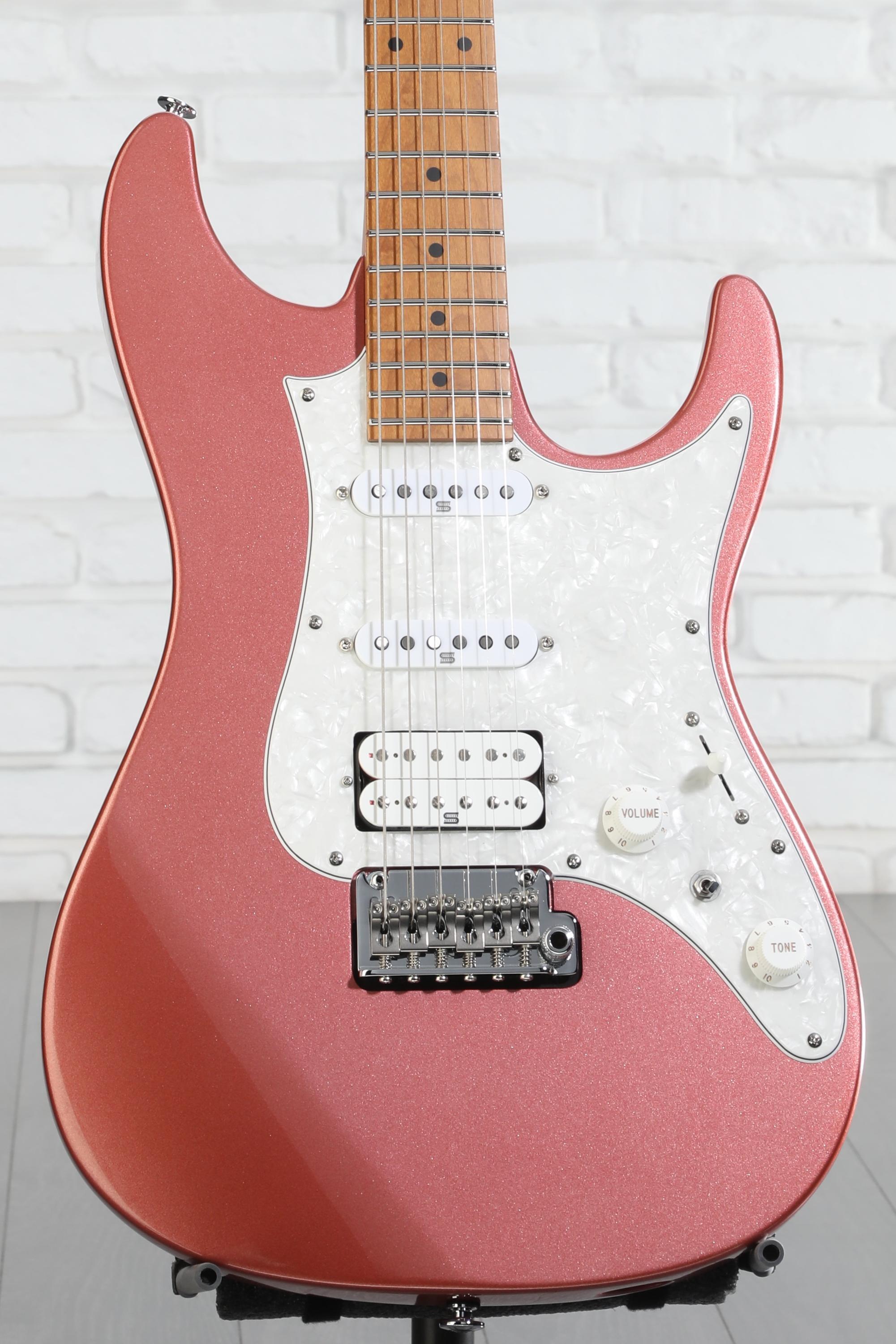 Ibanez Prestige AZ2204 Electric Guitar - Hazy Rose Metallic