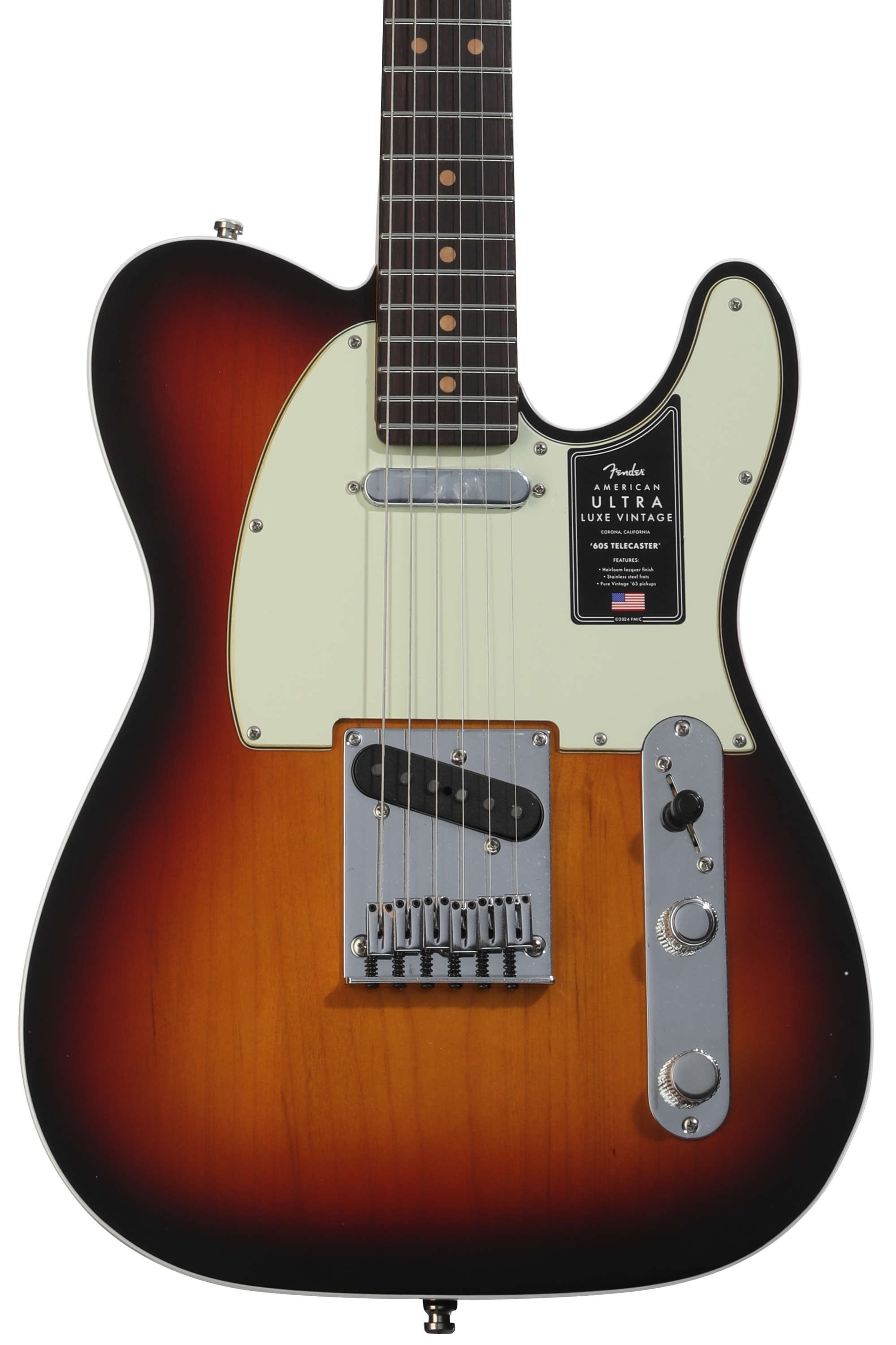 ギター Fender American Vintage 60's Telecaster Fender American Ultra Luxe Vintage '60s Telecaster Custom Electric