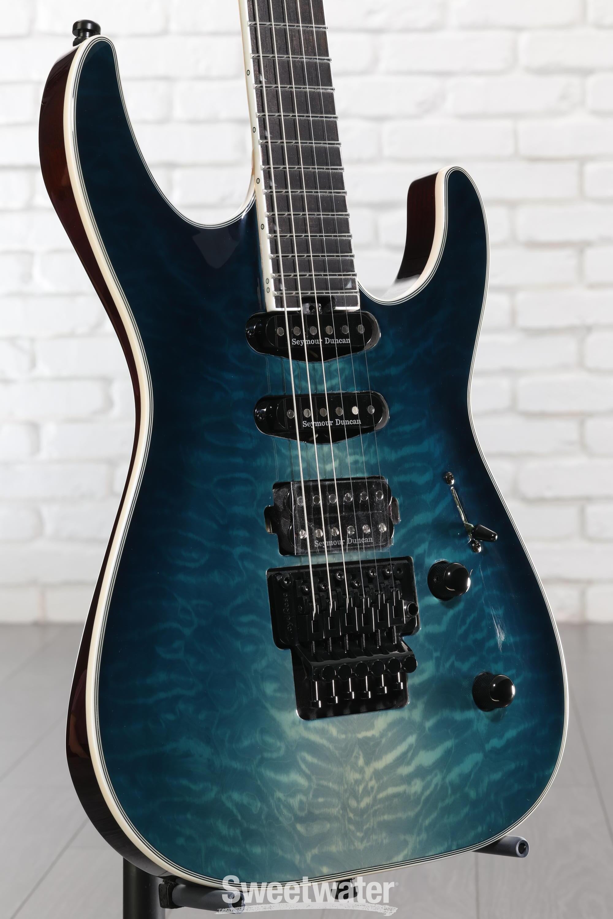 Jackson Pro Plus Series Soloist SLA3Q Electric Guitar - Polar