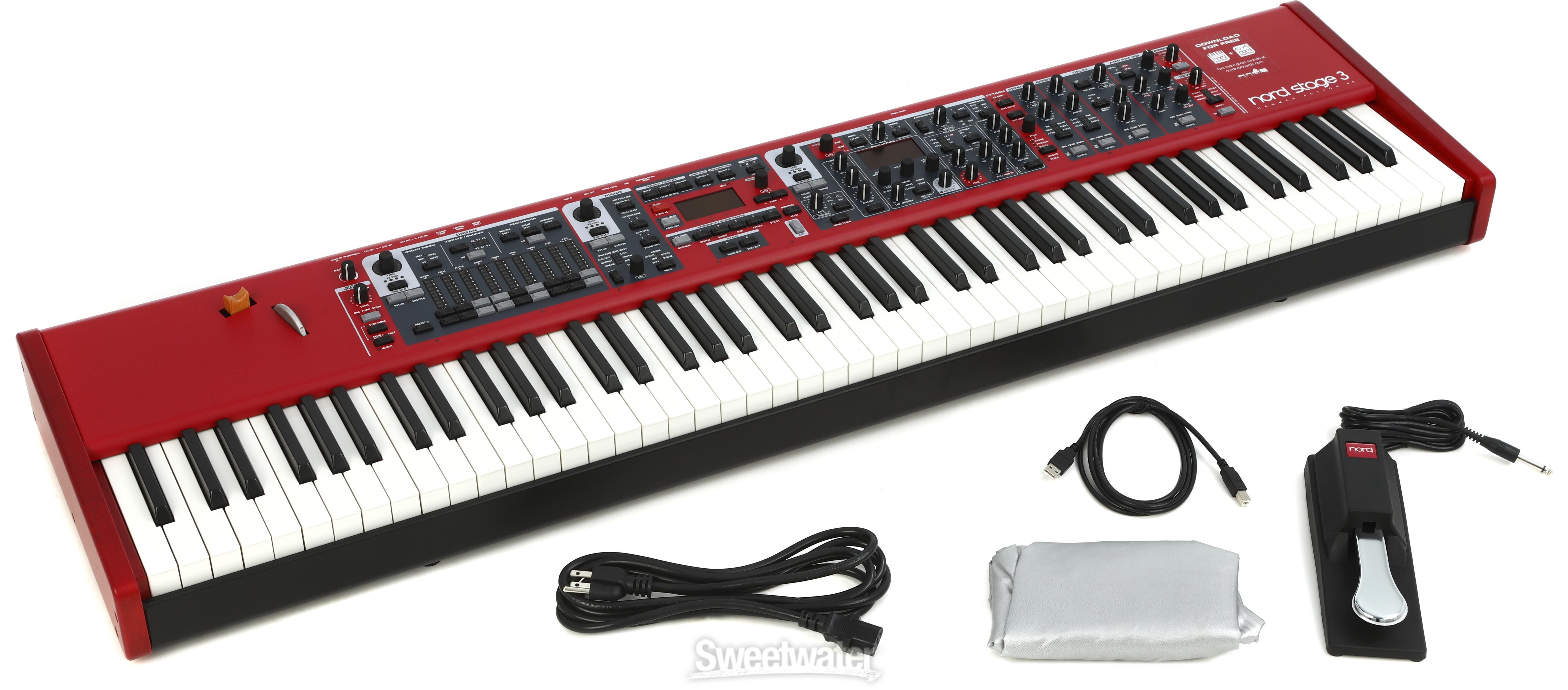 Nord stage 3 on sale 88 weight