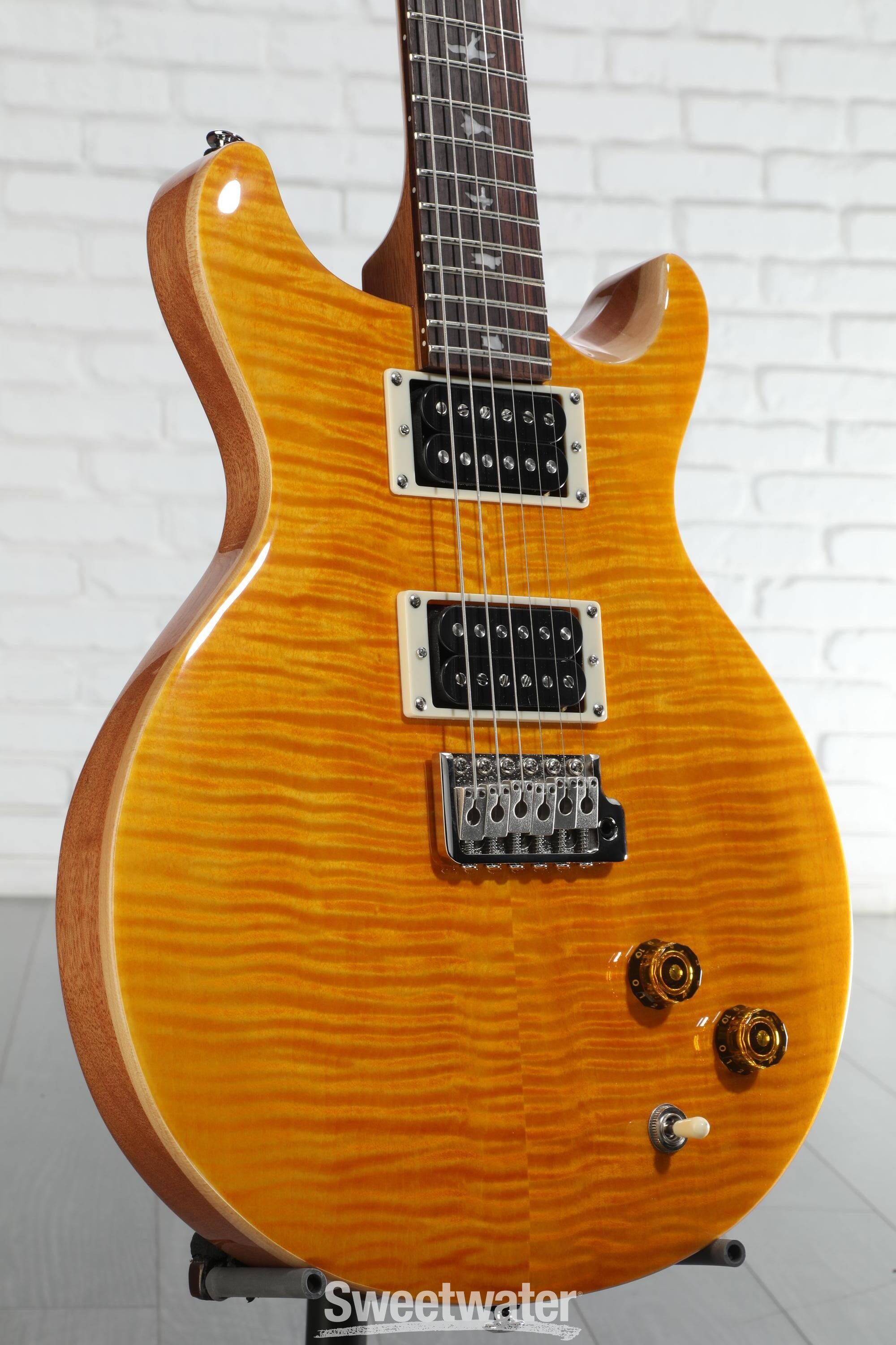 PRS SE Santana Electric Guitar - Santana Yellow | Sweetwater