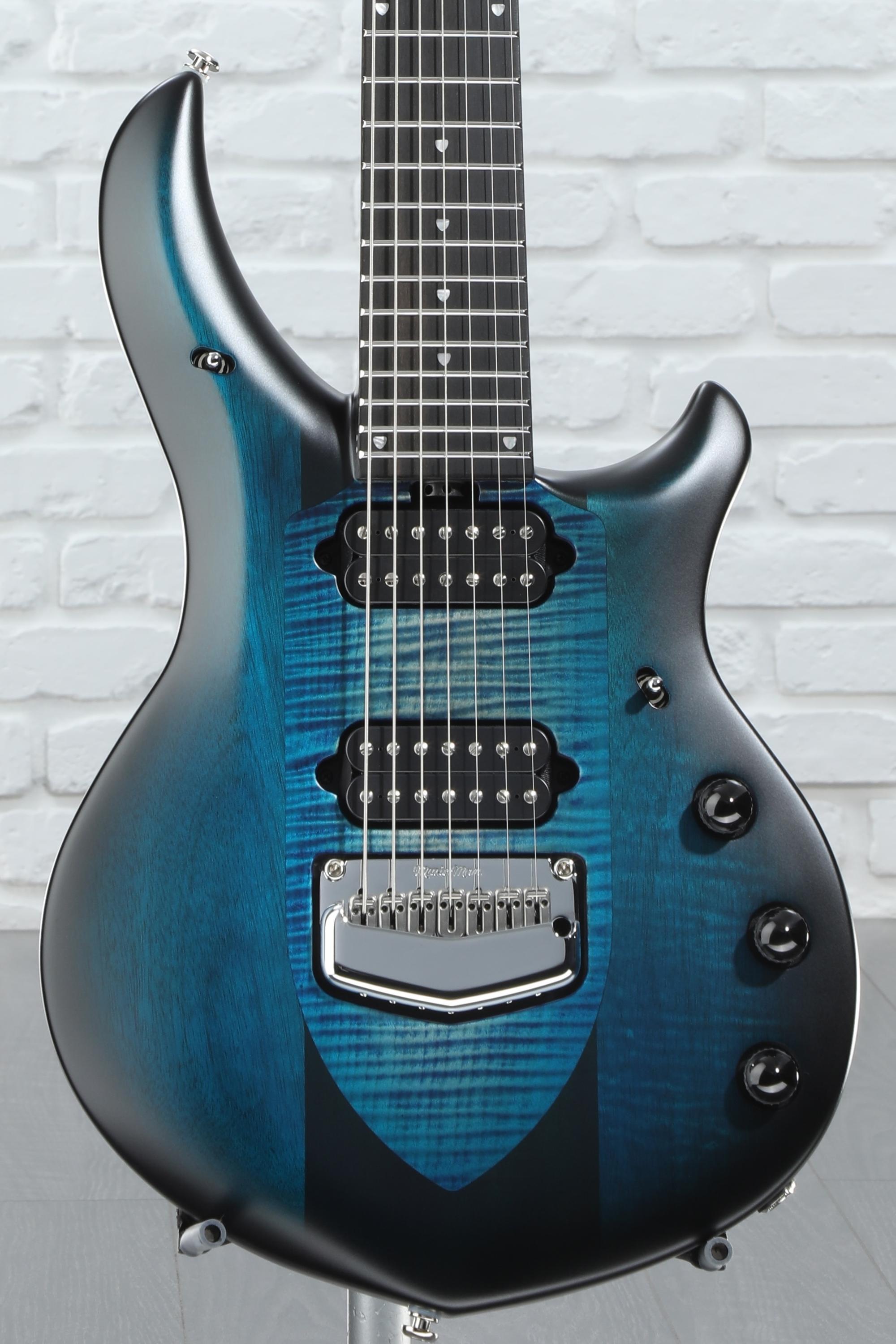 Ernie Ball Music Man Majesty 7 - Blue Honu - Eddie's Guitars