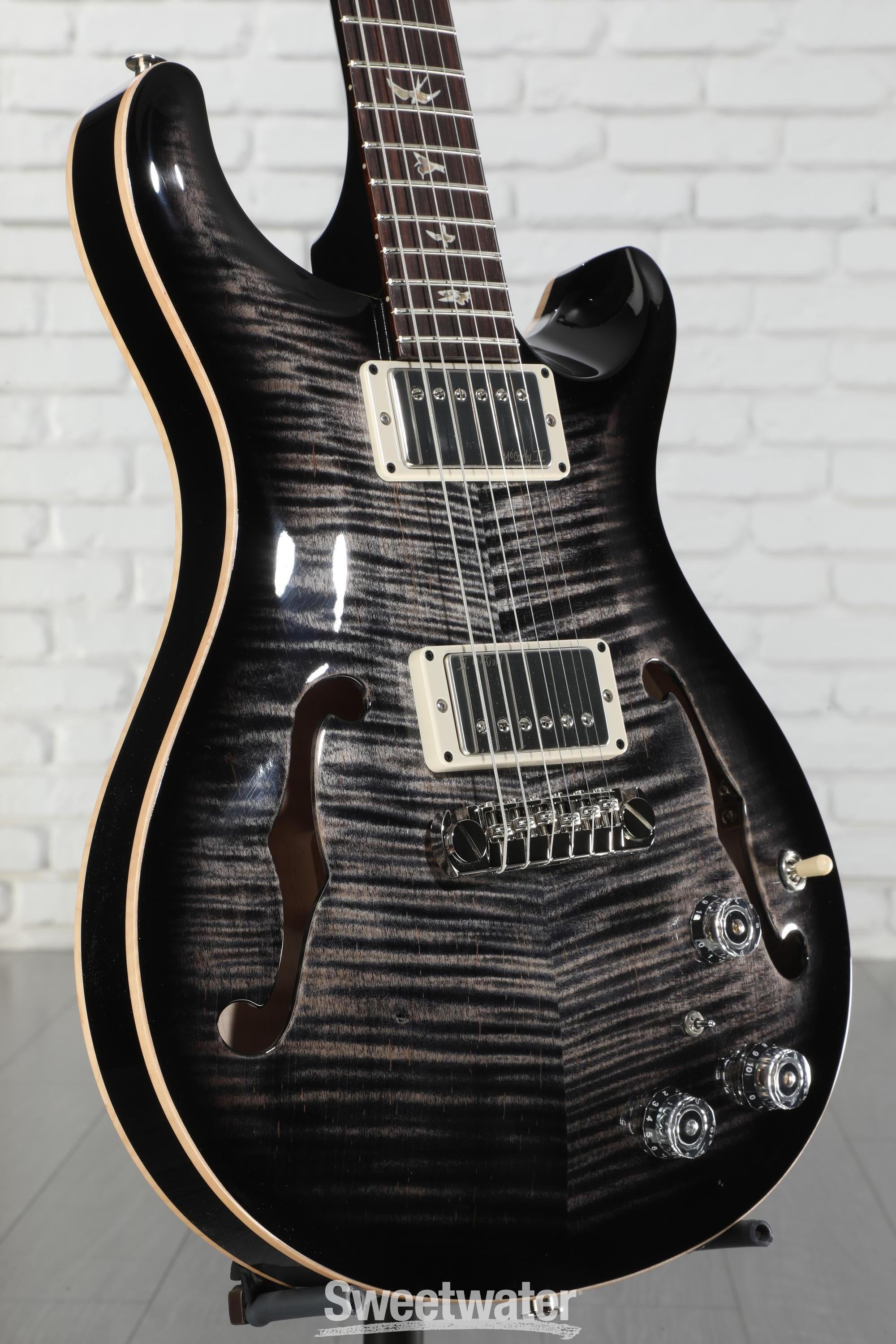 ギター PRS SE Hollowbody II Charcoal Burst Prs SE Hollowbody II 2020 - charcoal burst Semi-hollow electric guitar
