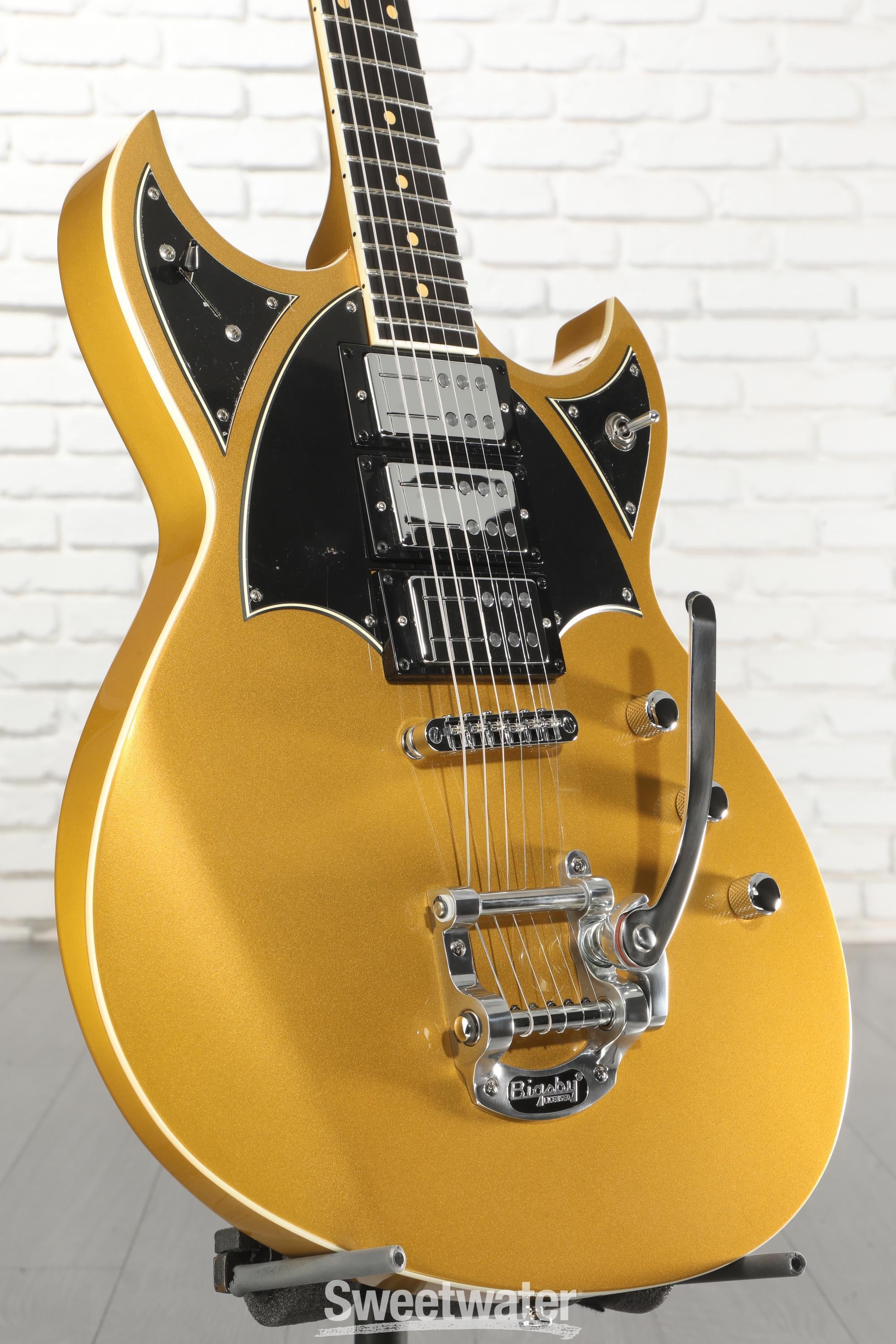 Photo of Reverend Reeves Gabrels Spacehawk Supreme Electric Guitar - Venetian Gold