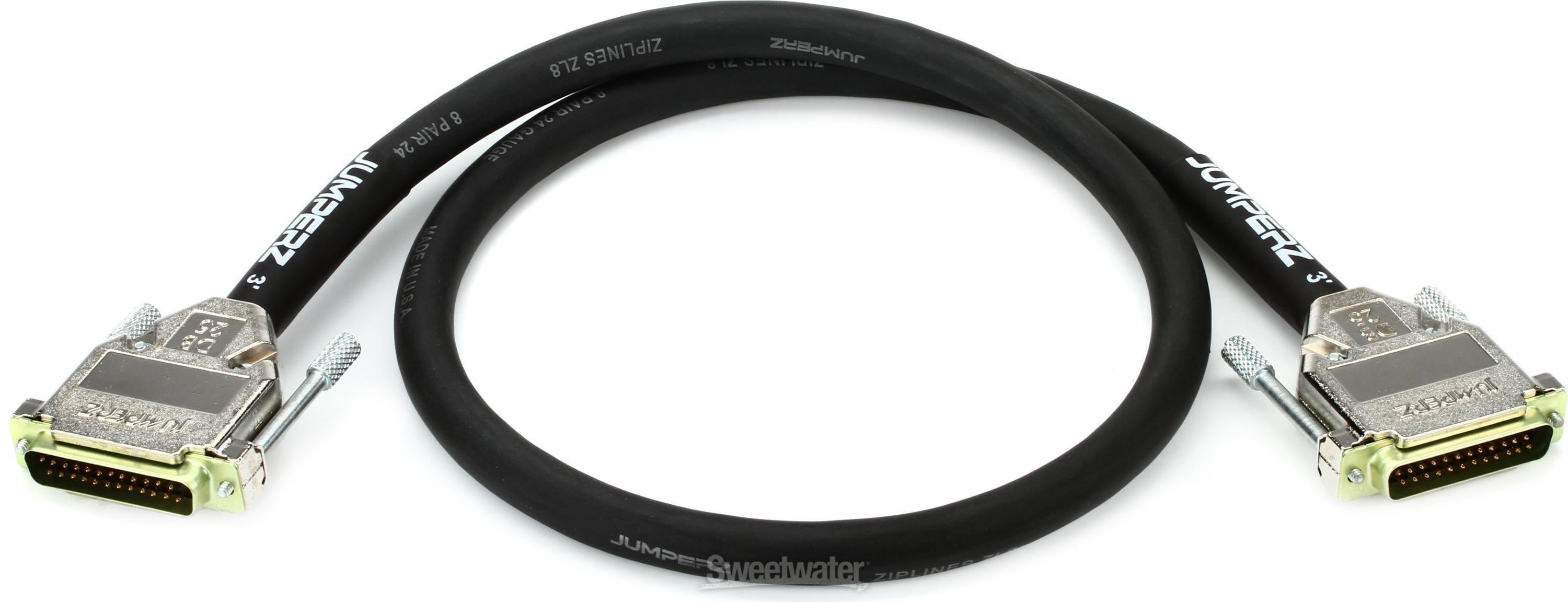 JUMPERZ JDB25-DB25 ZipLine DB25 to DB25 8-channel Analog Audio