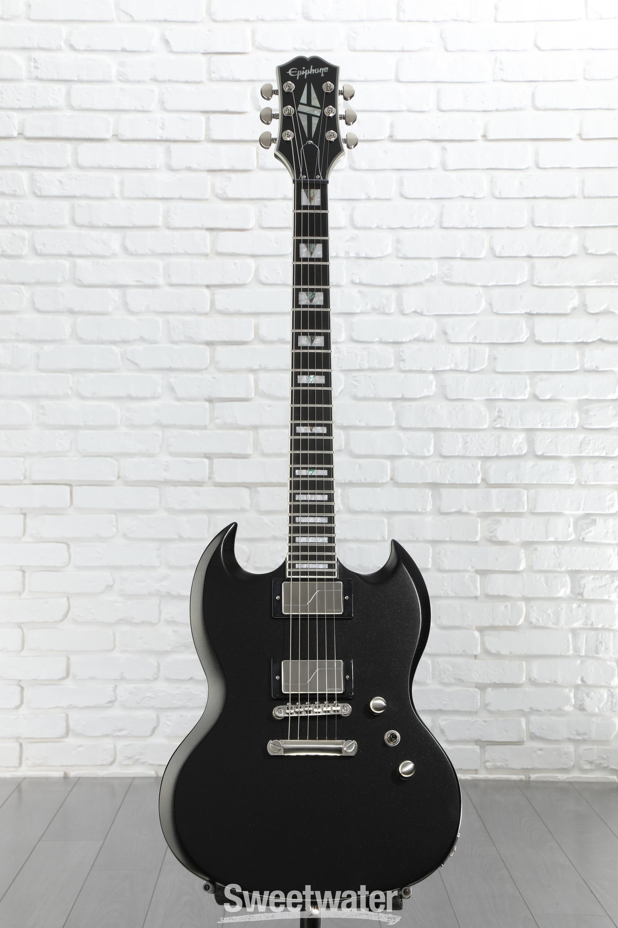 Epiphone SG Prophecy Electric Guitar - Aged Jet Black Metallic