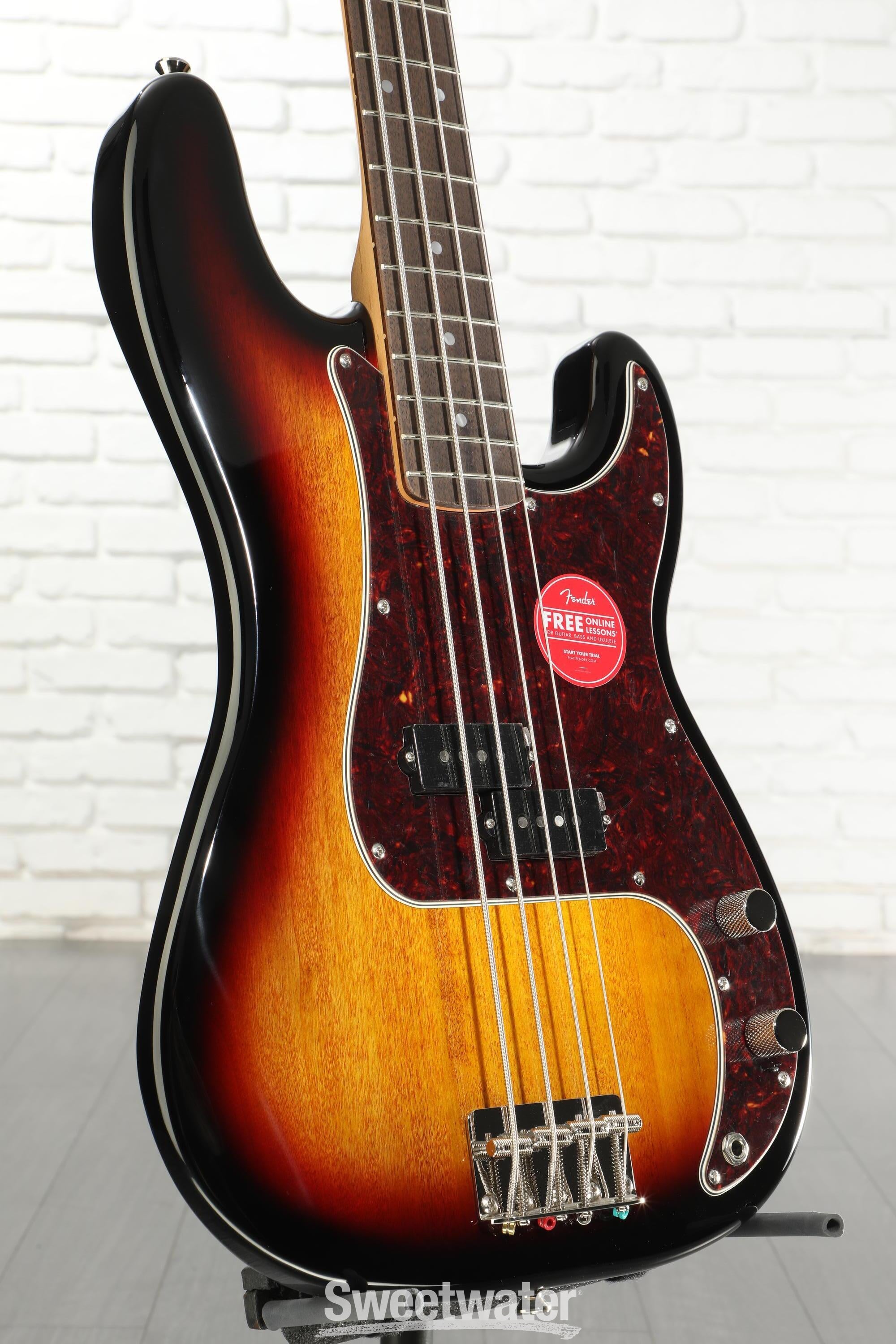 Squier Classic Vibe '60s Precision Bass - 3-Tone Sunburst | Sweetwater