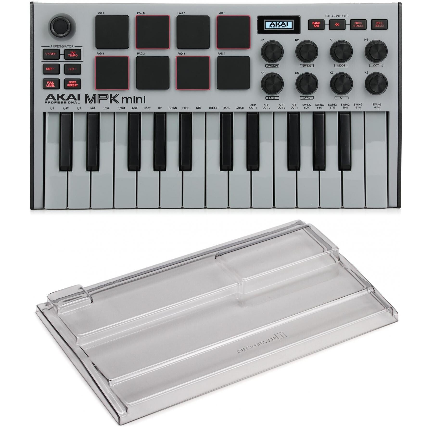 Akai MPK Mini MK3 MIDI Controlador de teclado + pedal