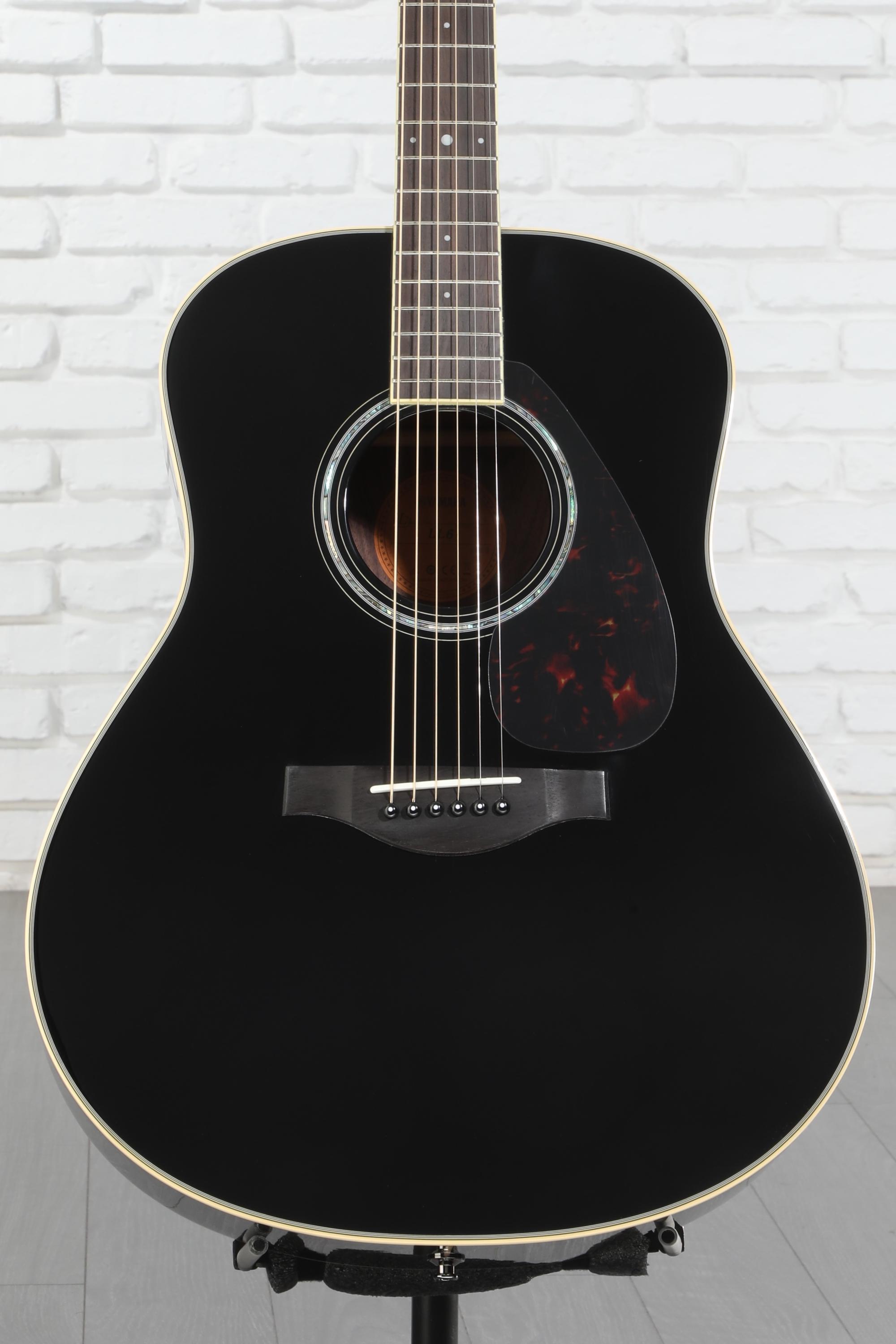 Yamaha LL6 ARE Original Jumbo Acoustic Guitar - Black