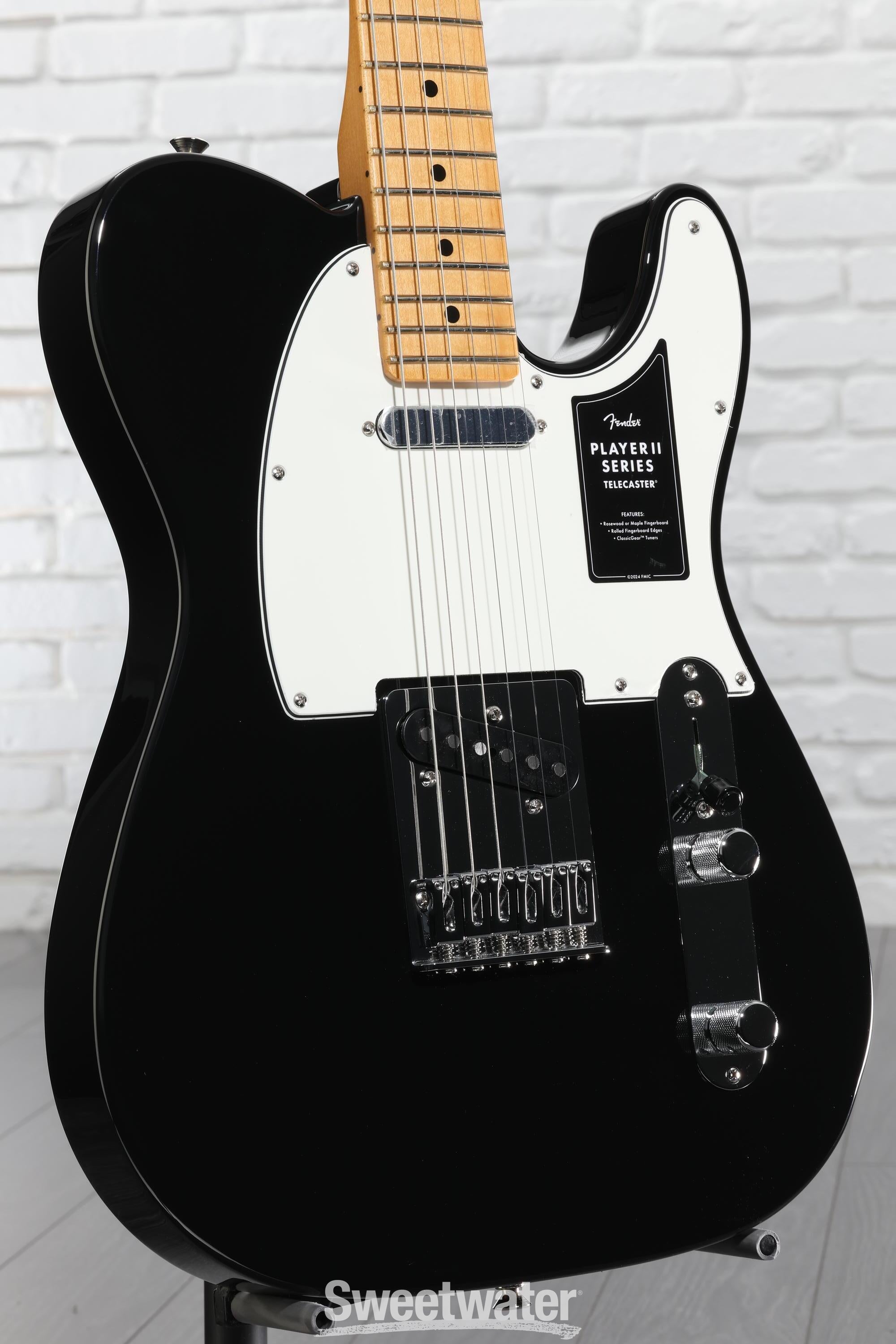 Fender Player II Telecaster Electric Guitar - Black with