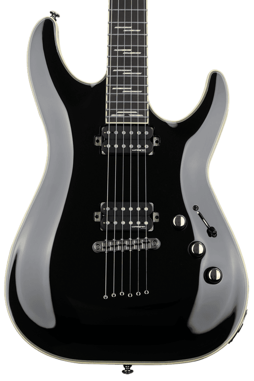 Schecter C-1 Blackjack Electric Guitar - Black Gloss