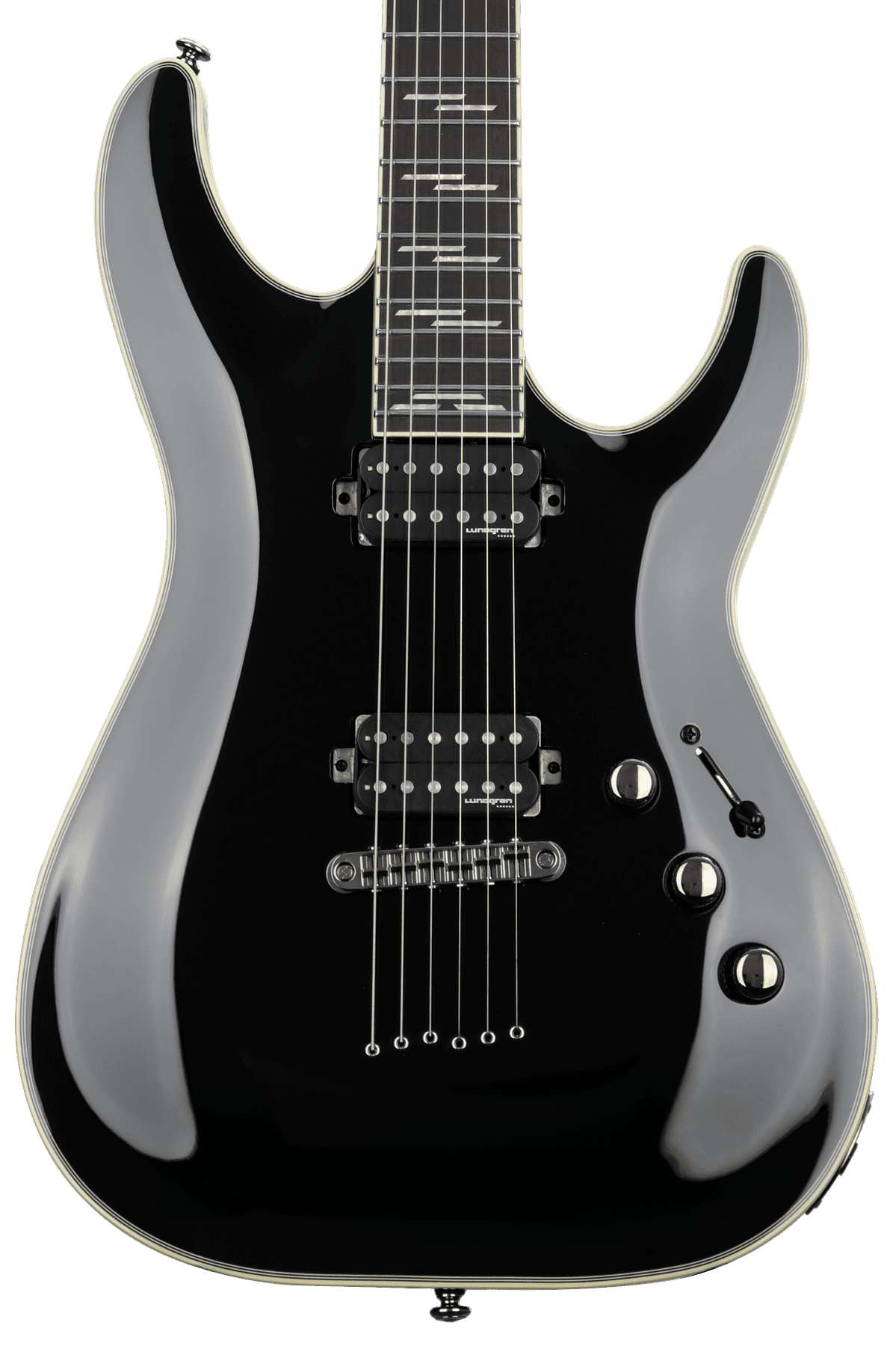 Schecter C-1 Blackjack Electric Guitar - Black Gloss | Sweetwater