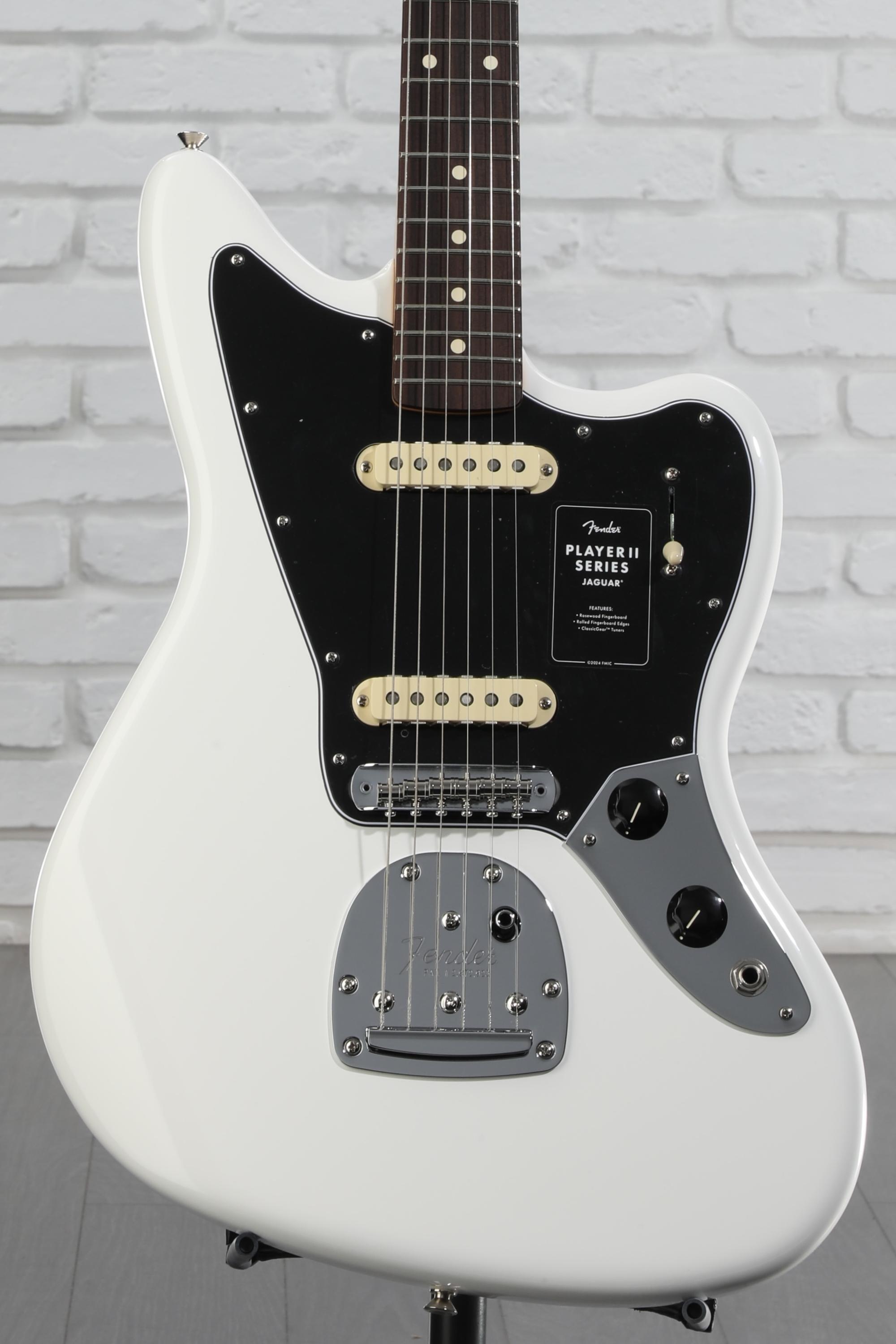 ギター fender Player Jaguar Fender Player II Jaguar Electric Guitar - Aquatone Blue