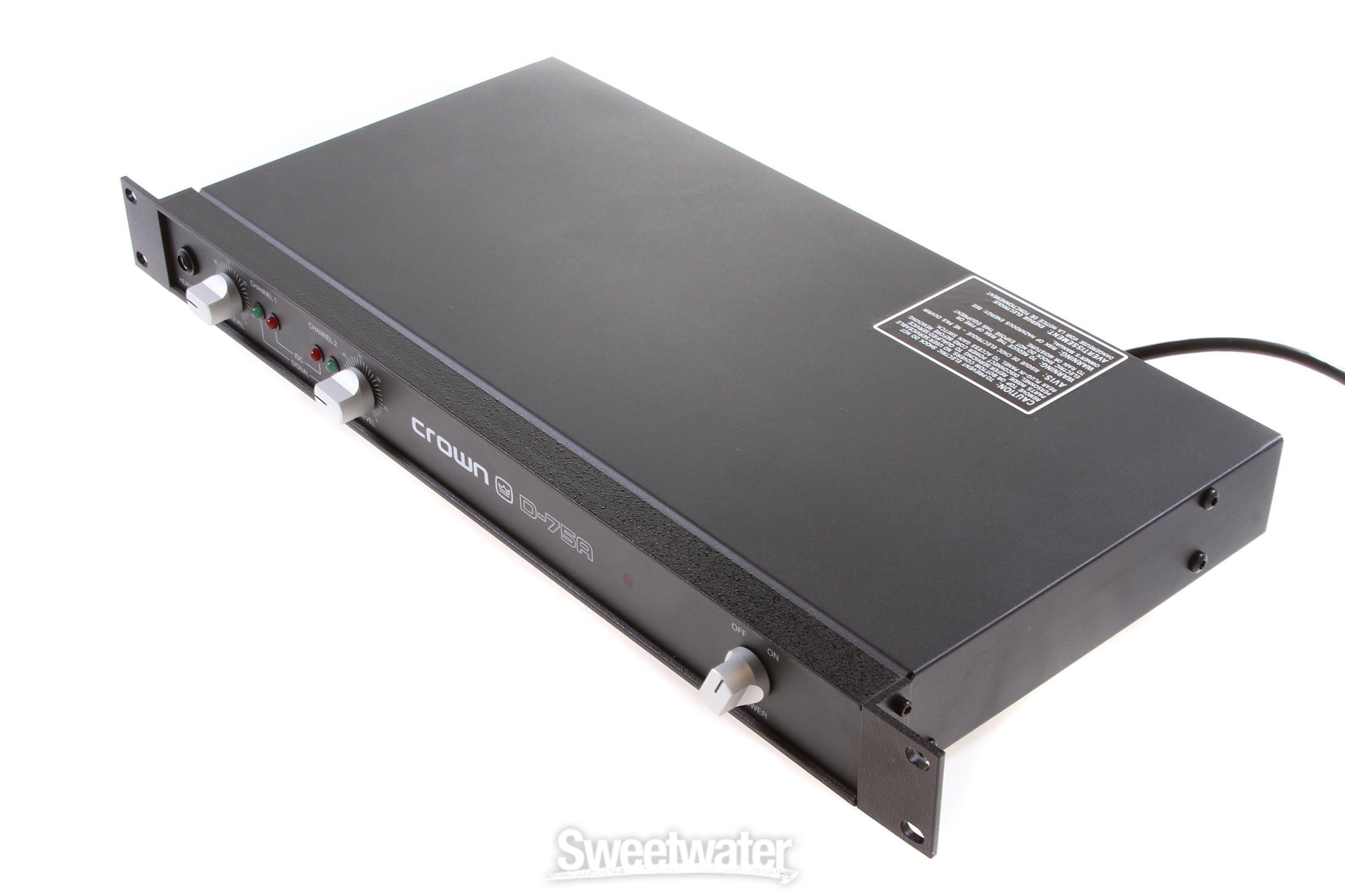 Amazon.com: Crown D-75A D Series Power Amplifier : Musical