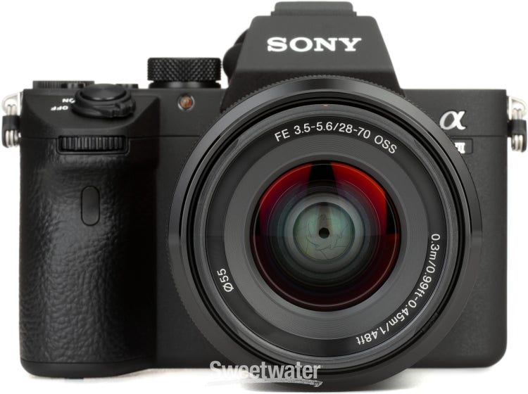 Sony Alpha III Full-frame Interchangeable Lens Camera and Lens - Main Image