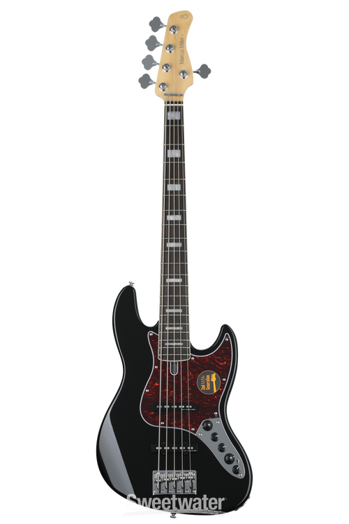 Sire Marcus Miller V7 Alder 5-string Bass Guitar - Black | Sweetwater