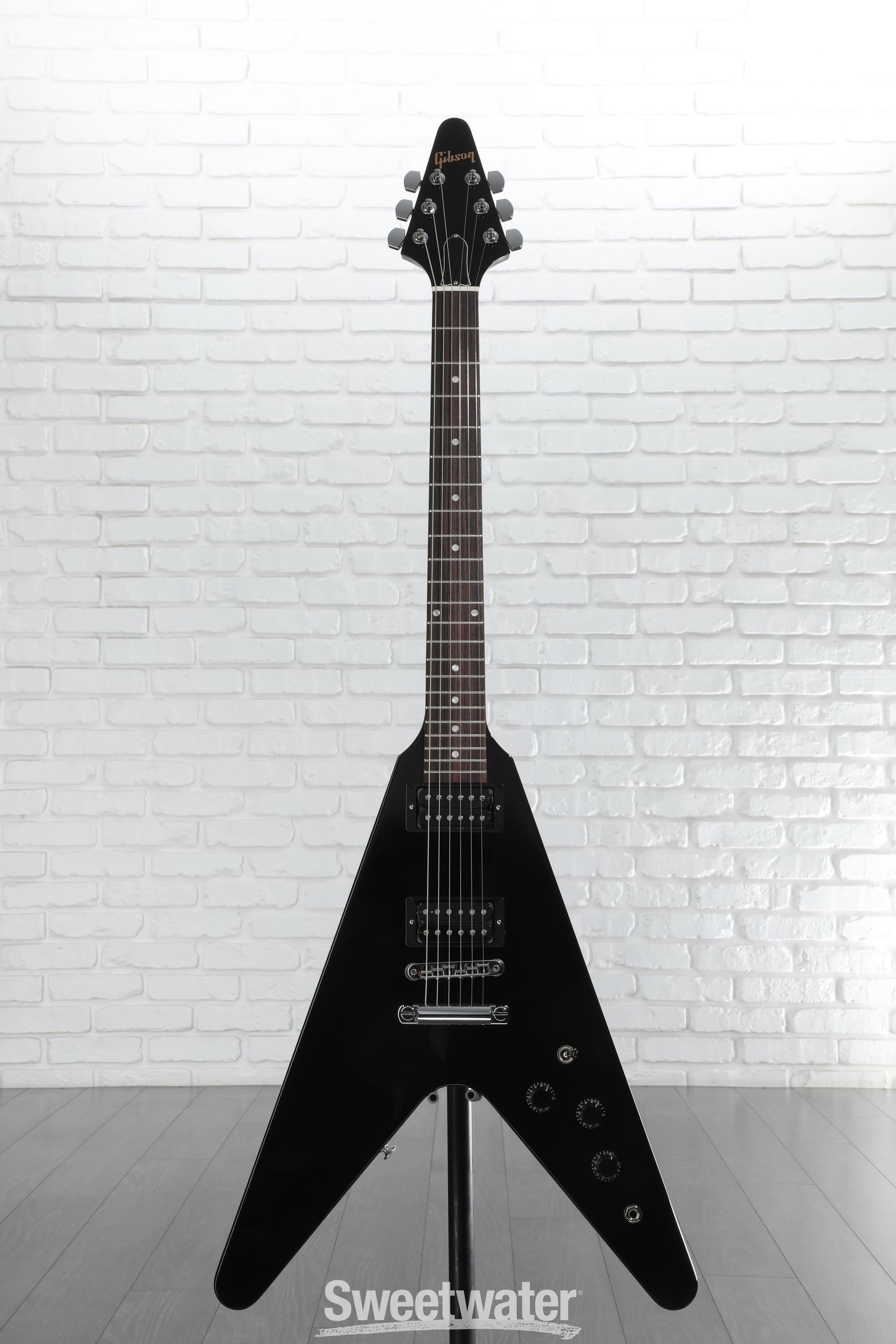 Gibson 80s Flying V Solidbody Electric Guitar - Ebony