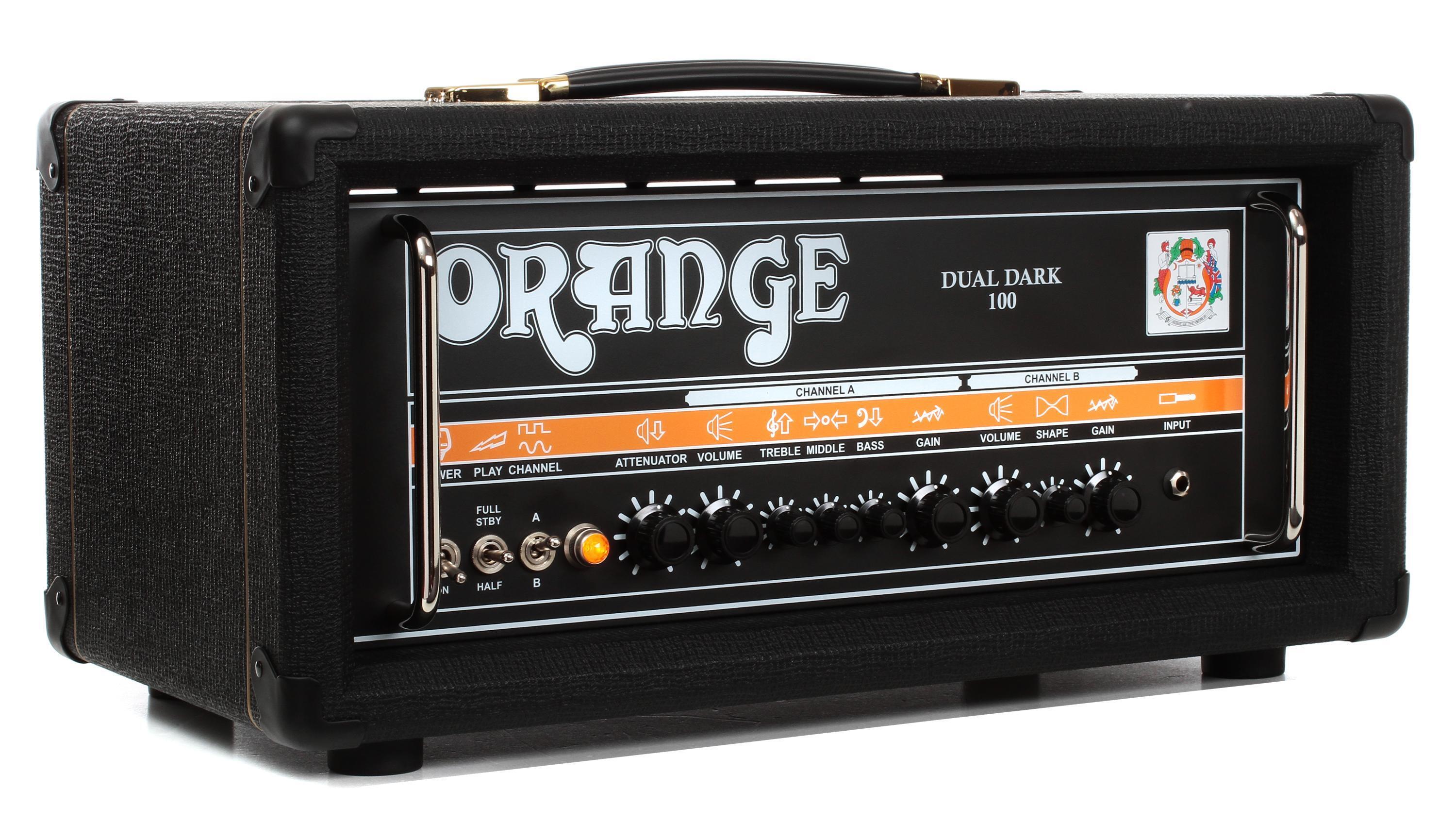 Orange Dual Dark 100 - 100/70/50/30-watt, Class A/B 2-channel Hi 