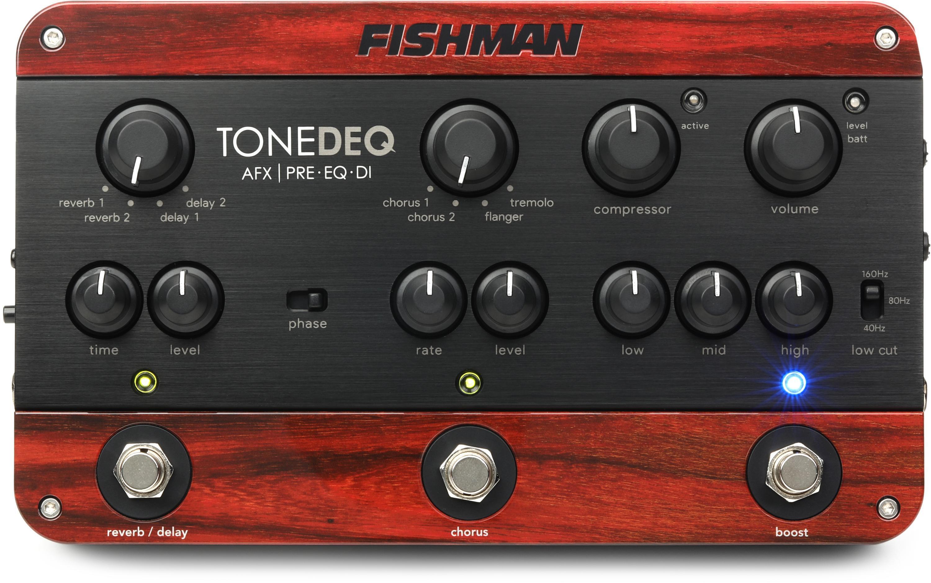 Fishman ToneDEQ Acoustic Instrument Preamp with Effects | Sweetwater